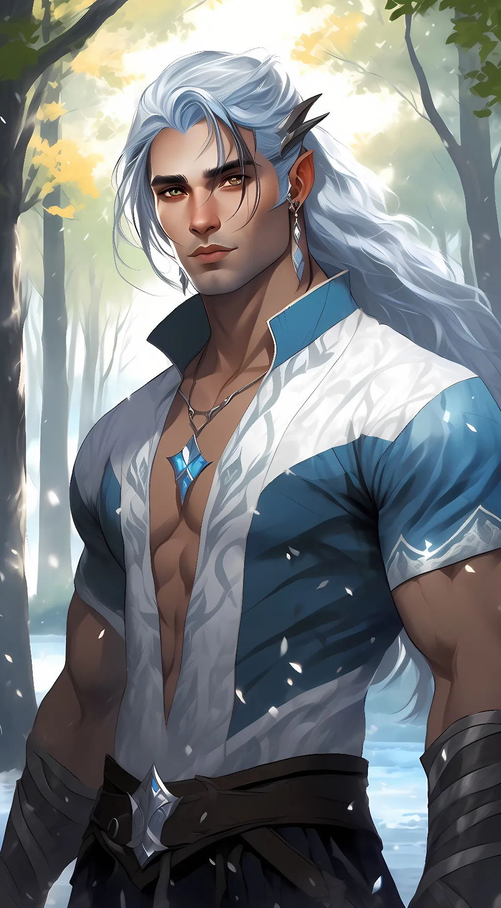 ai character: Cansu Oberon  background