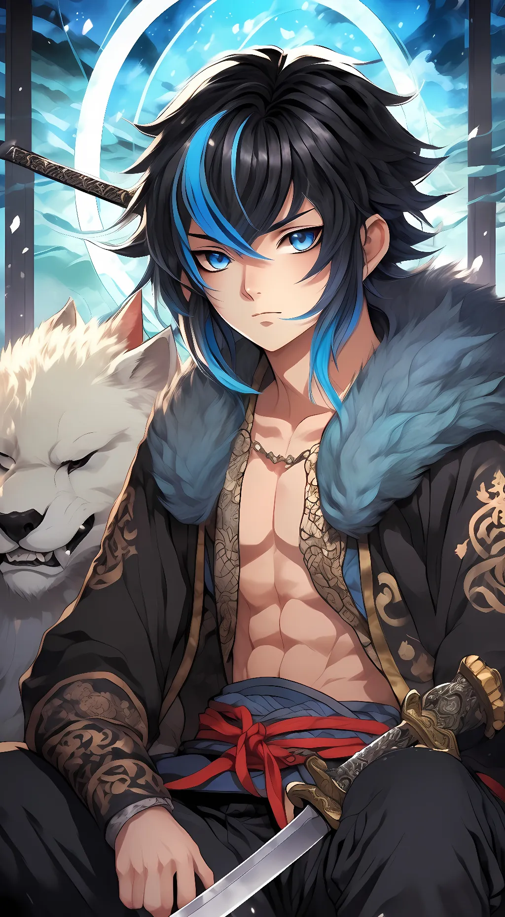 ai character: Inosuke background