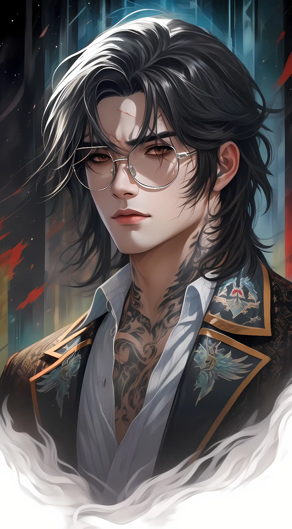 ai character: Alexander Craun background