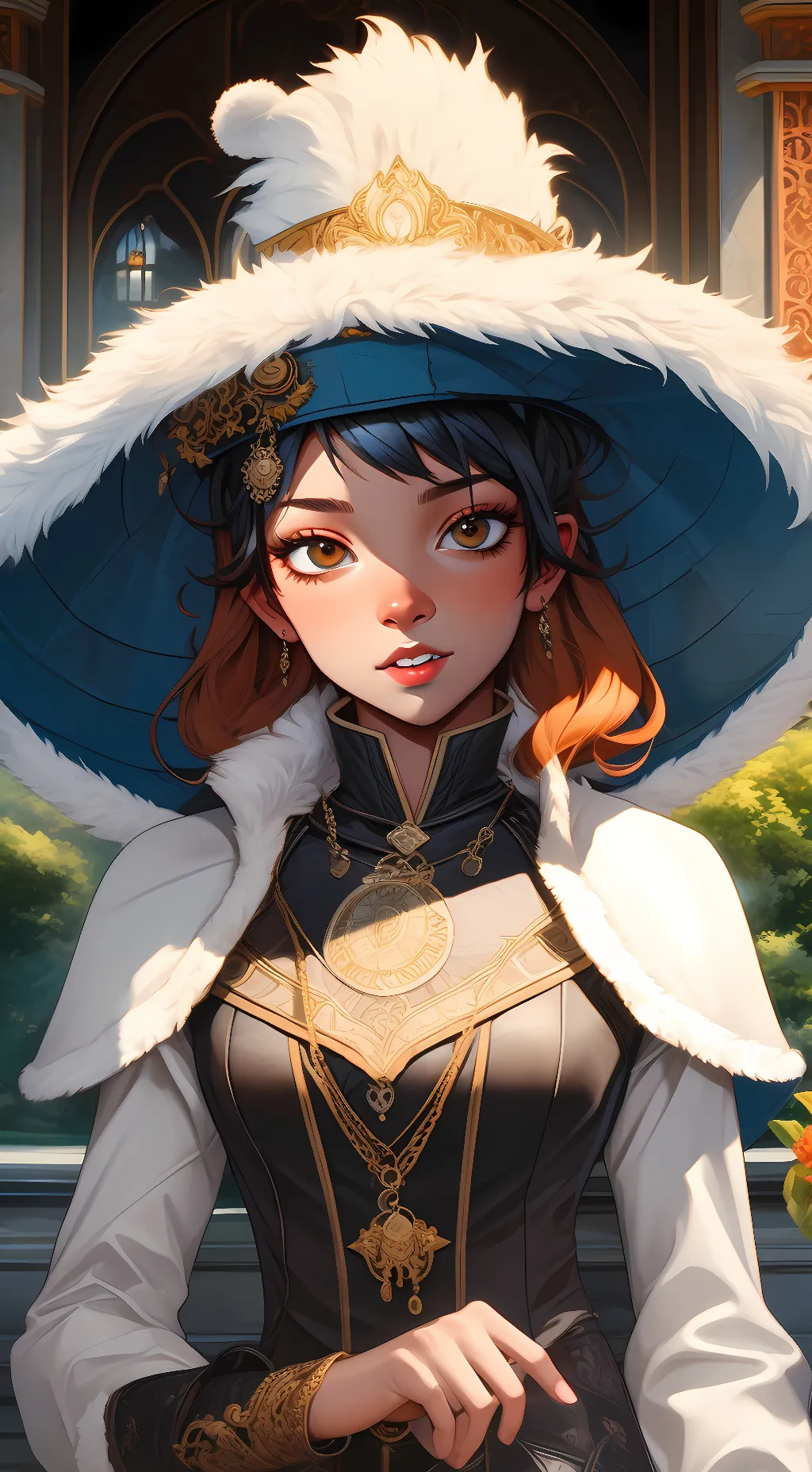 ai character: Crystal  background