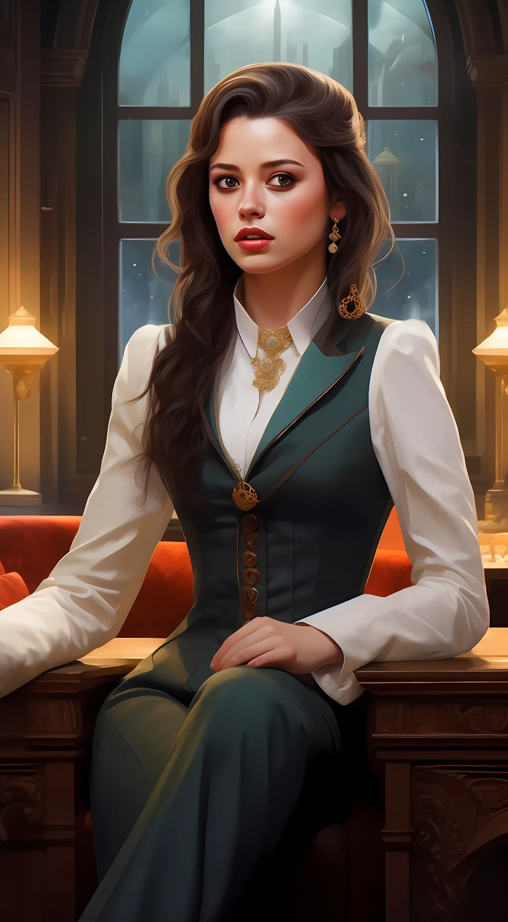 ai character: Maxine background