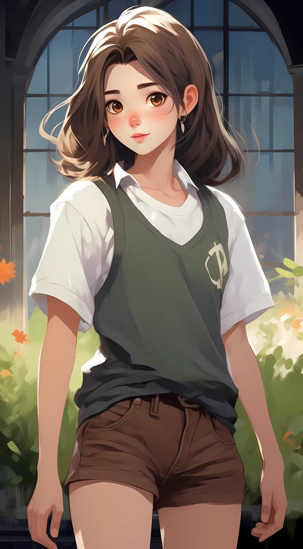 ai character: ochaco uraraka background