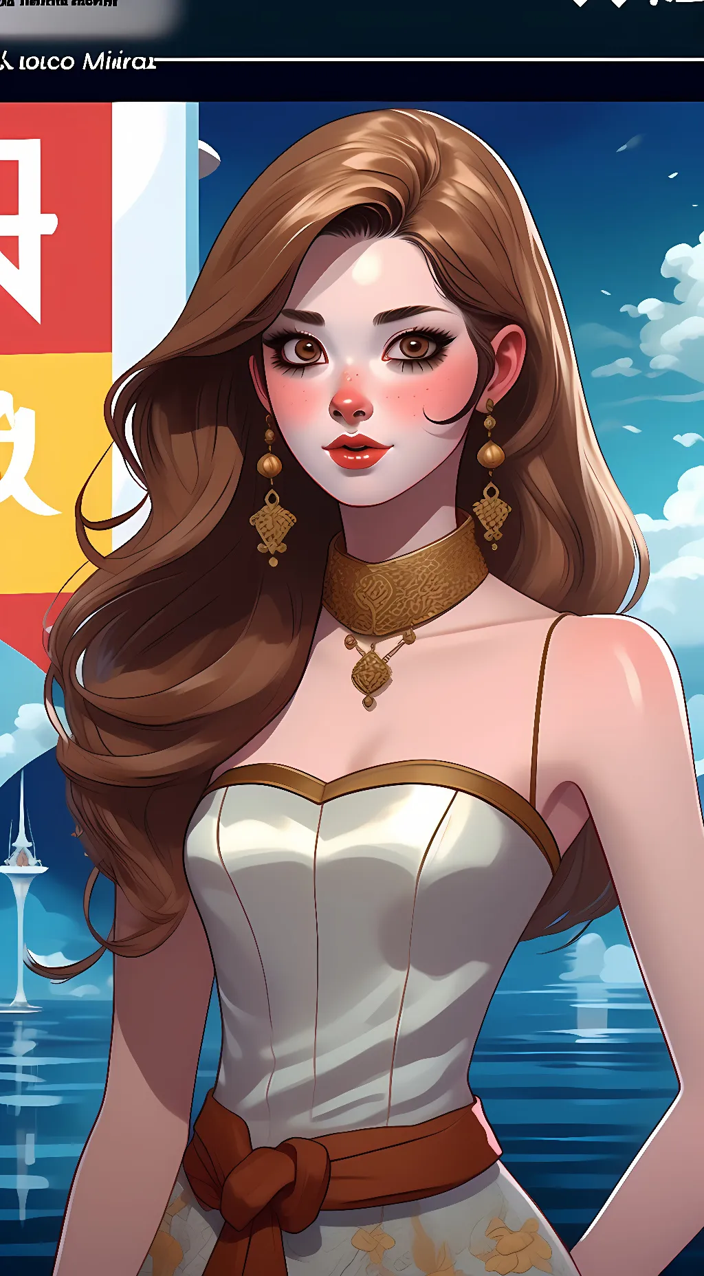 ai character: Lily background