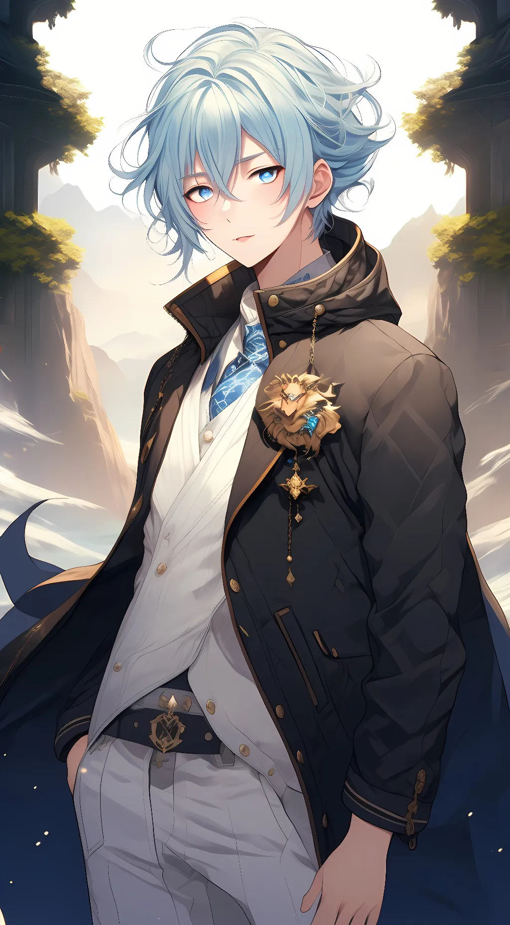 ai character: Nate Alexander  background