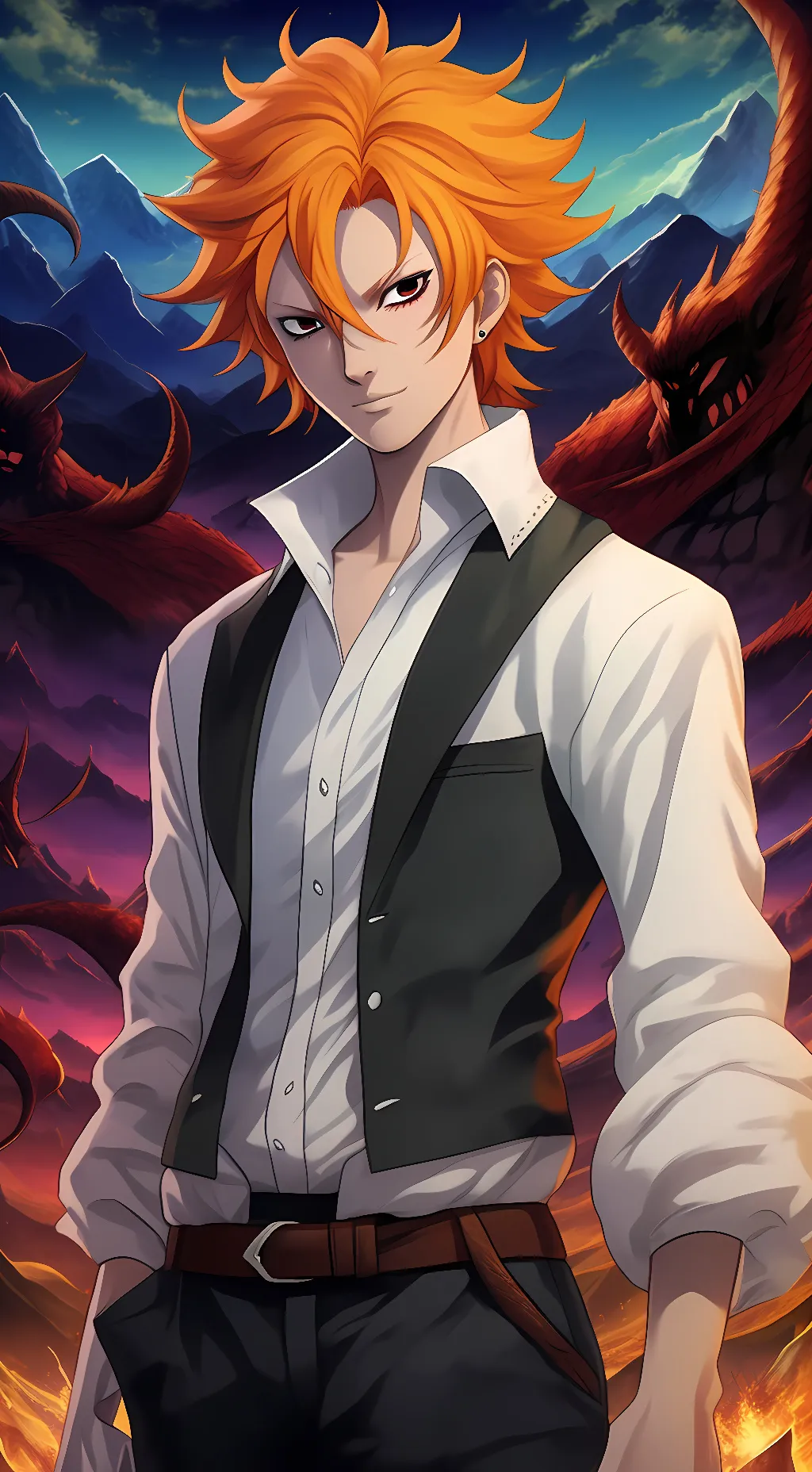 ai character: Meliodas background