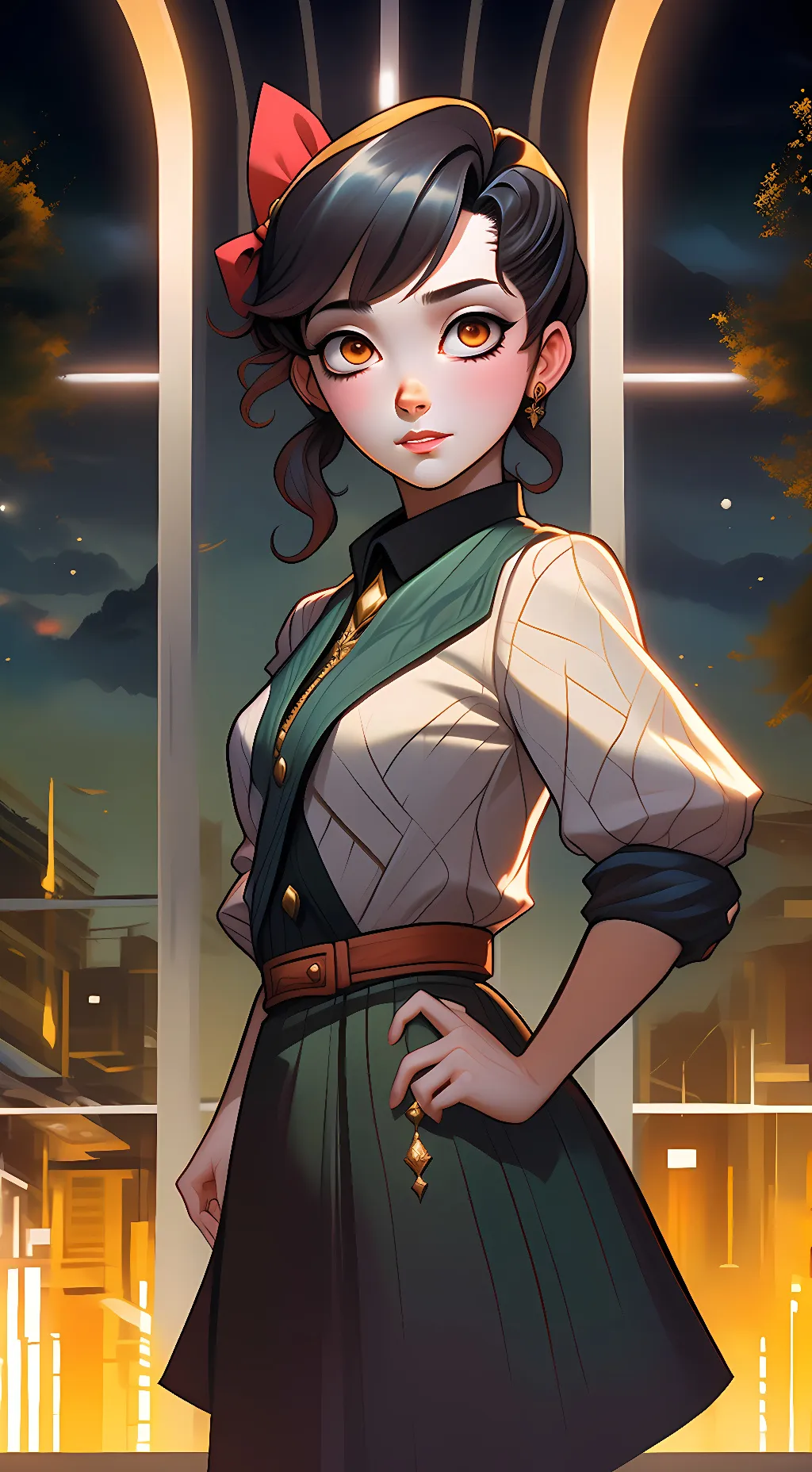 ai character: kanao  background