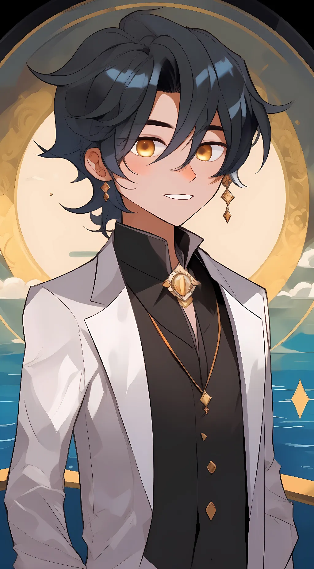 ai character: Aaron background