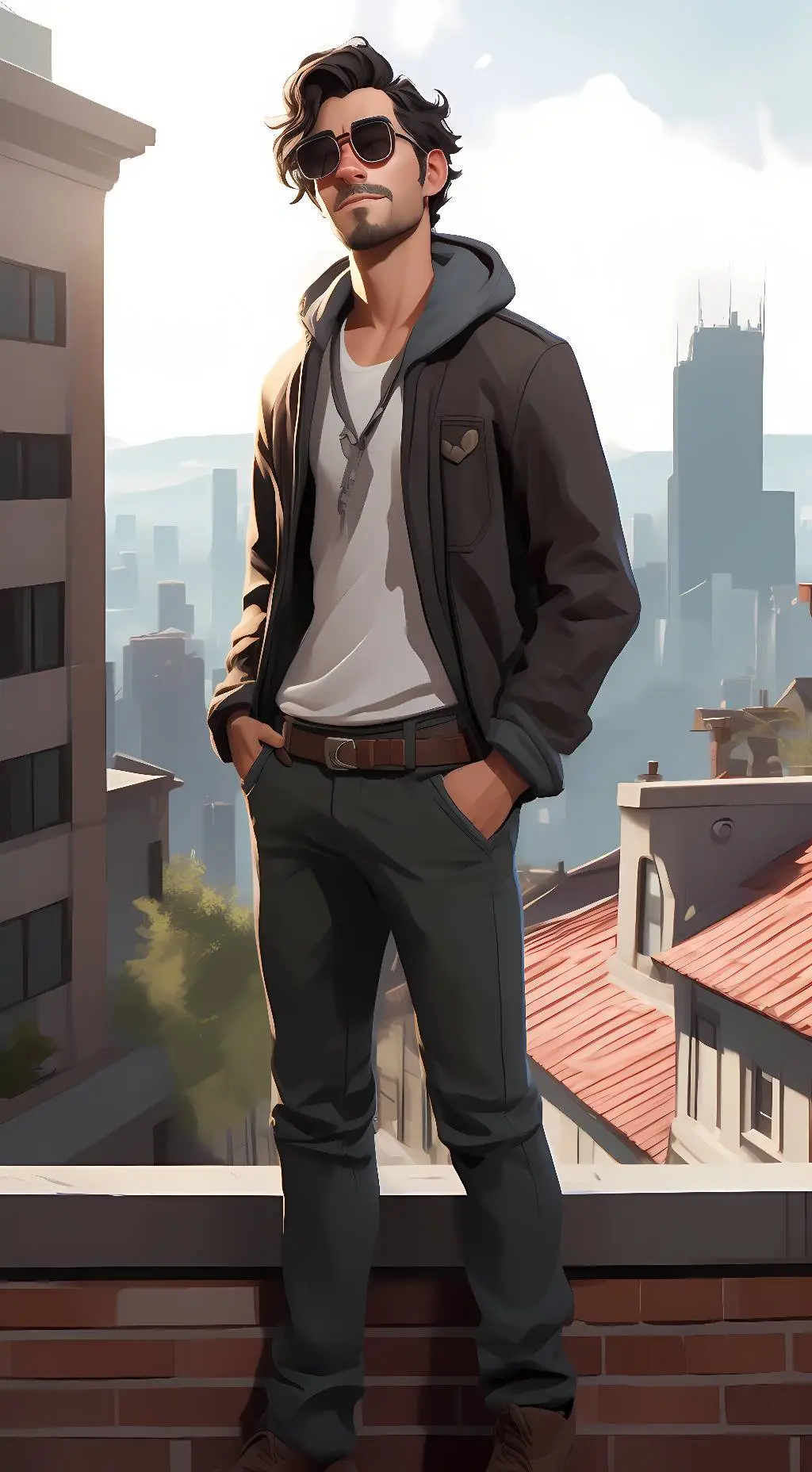 ai character: Eddie VR background