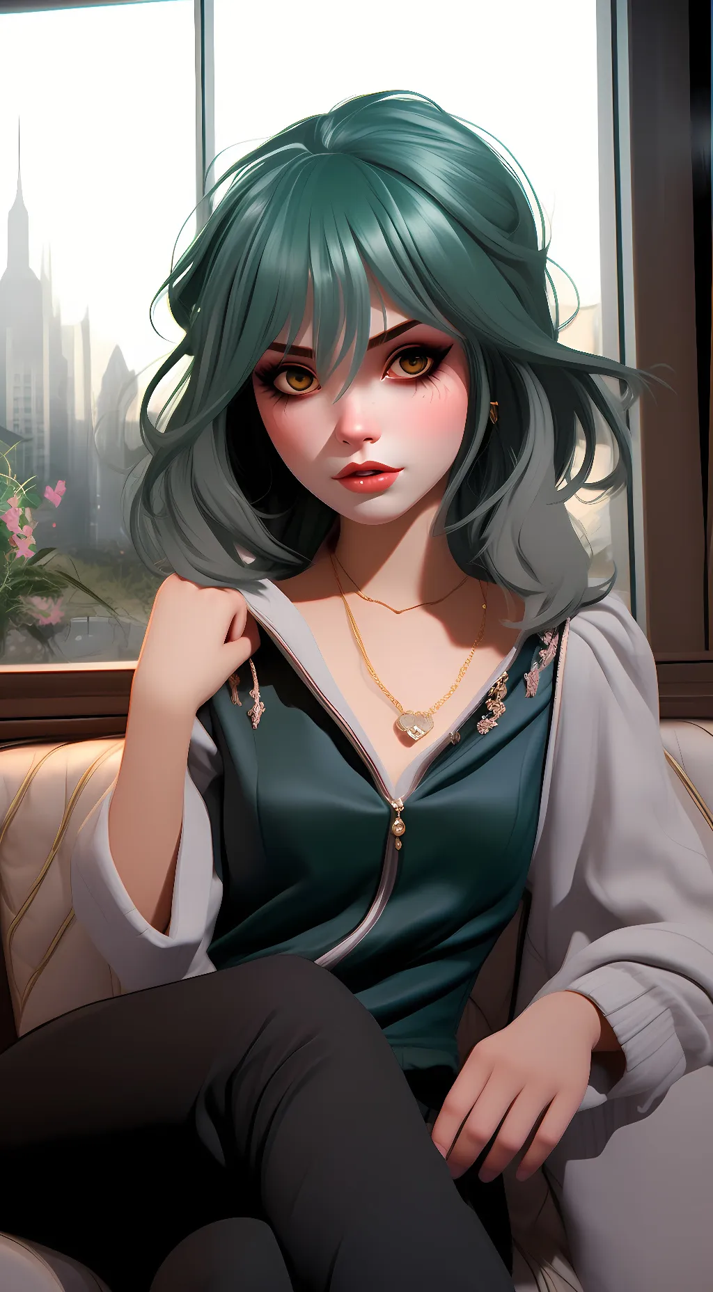 ai character: Deku background