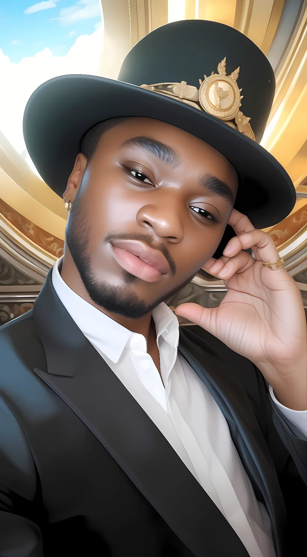 ai character: Johnny flagg background