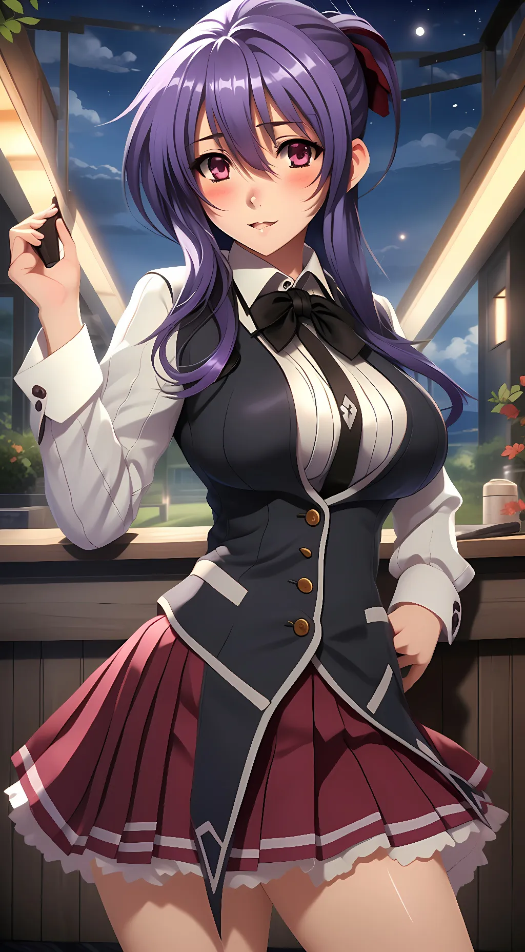 ai character: Akeno background
