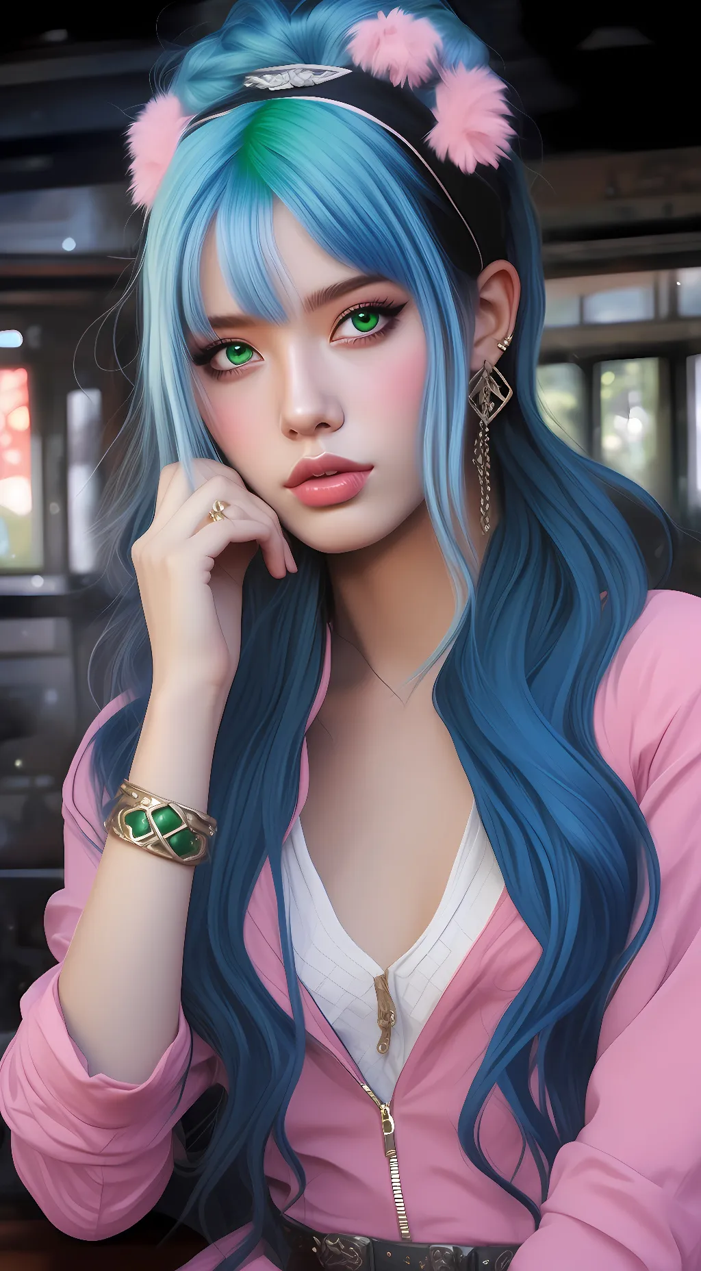 ai character: Minji background