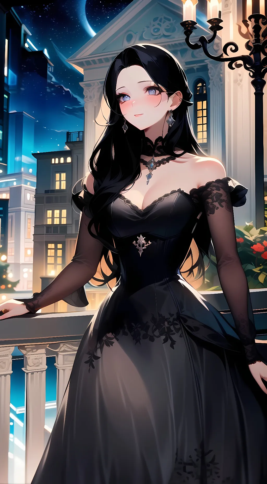 ai character: Dusk background