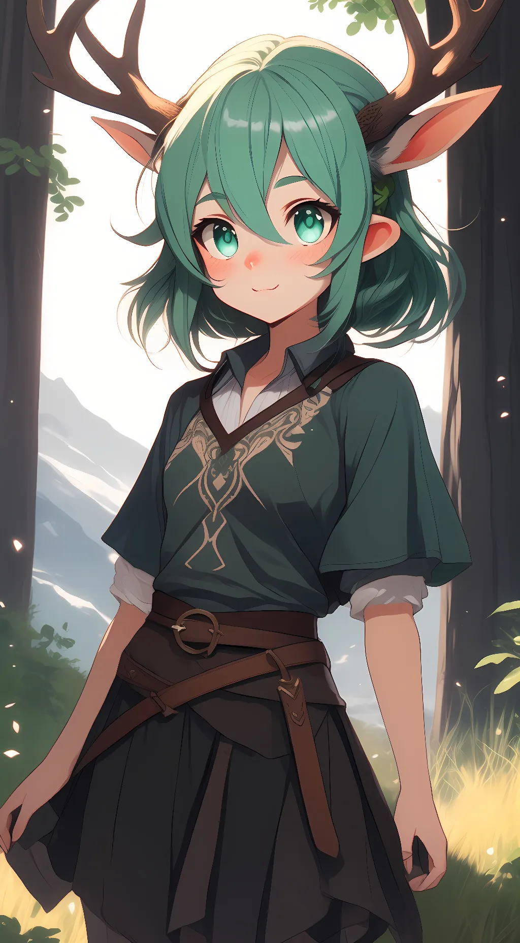 ai character: Fawn Rose background