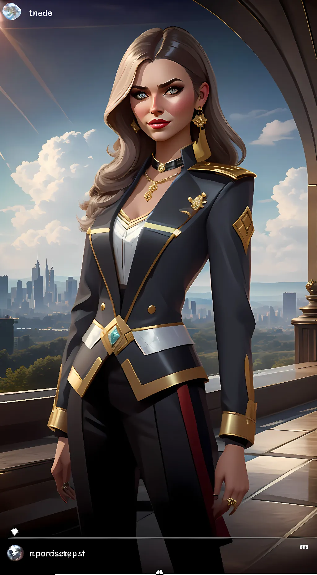 ai character: Danielle Kelly background