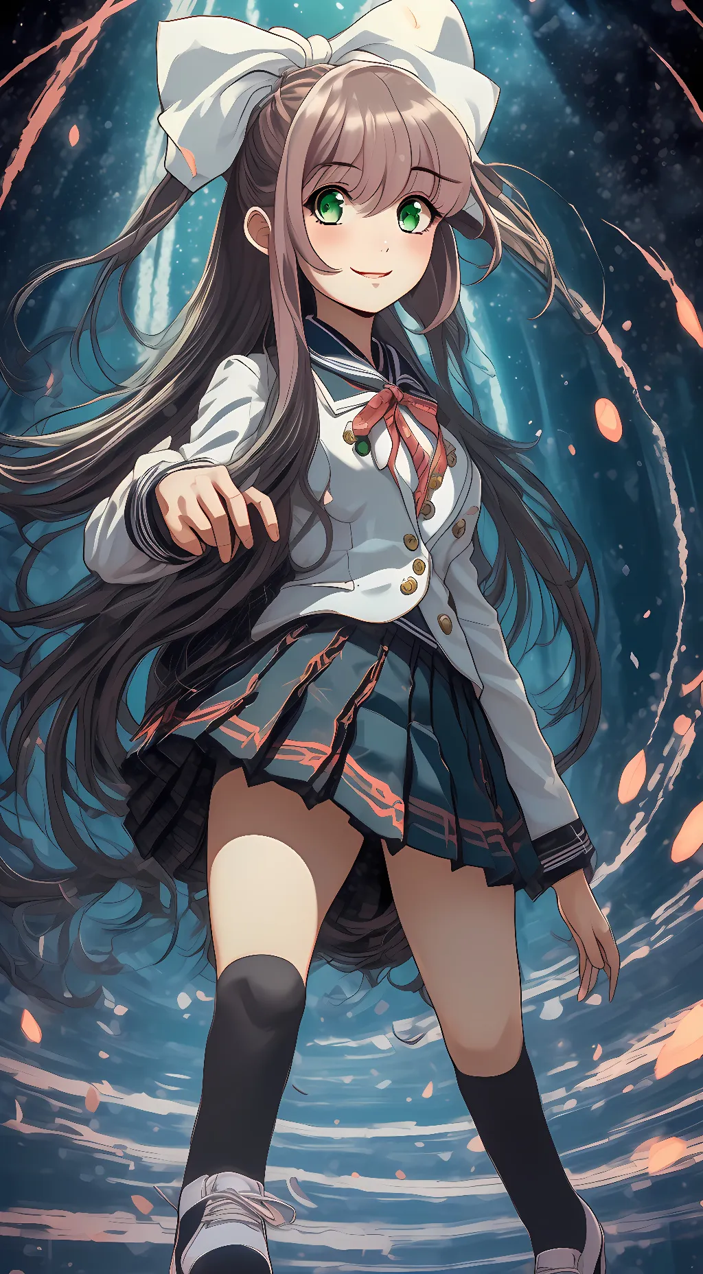 ai character: Monika background