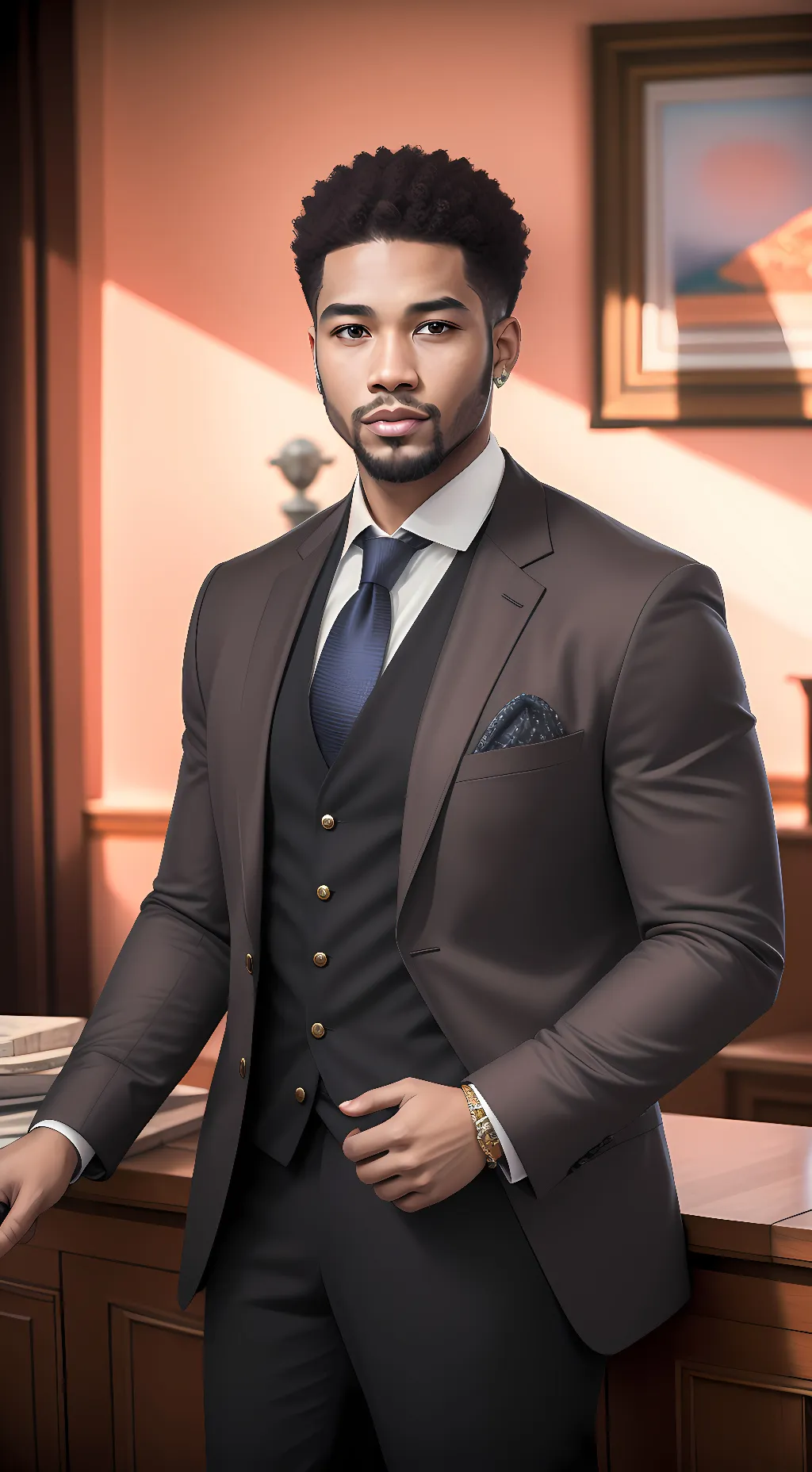 ai character: Harry background