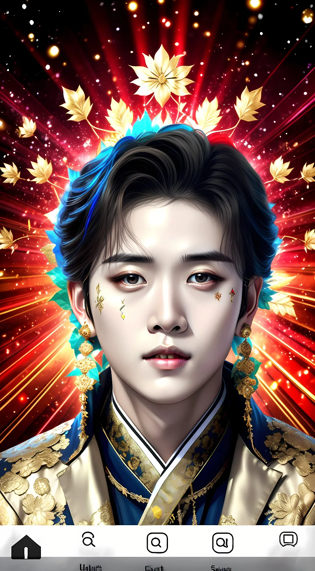 ai character: sang- je Igong background