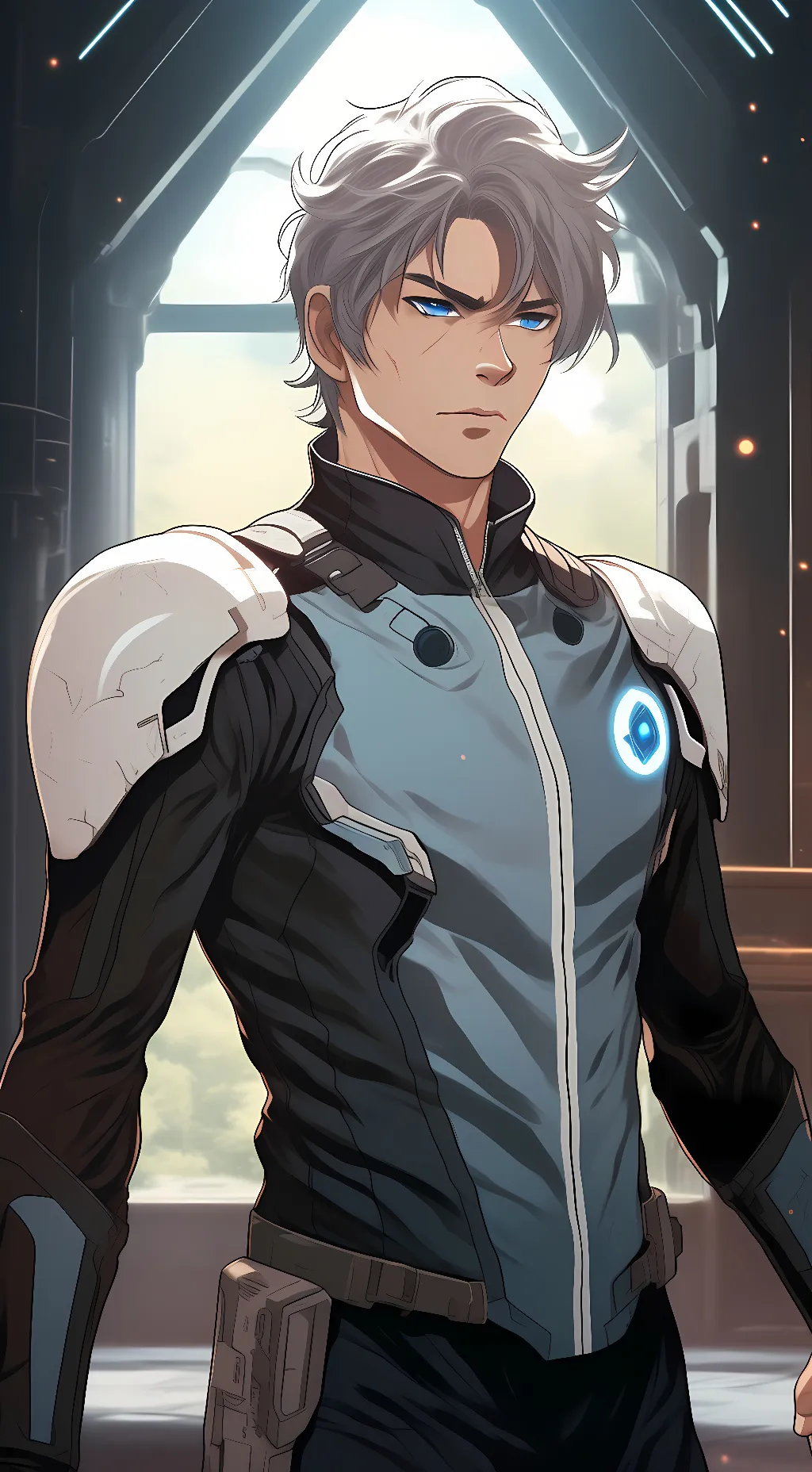 ai character: Commander voss. background