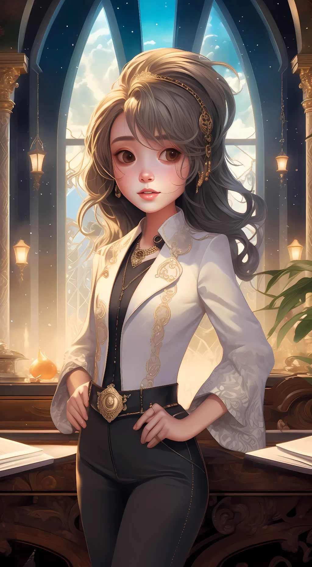 ai character: lunar (aka me)  background