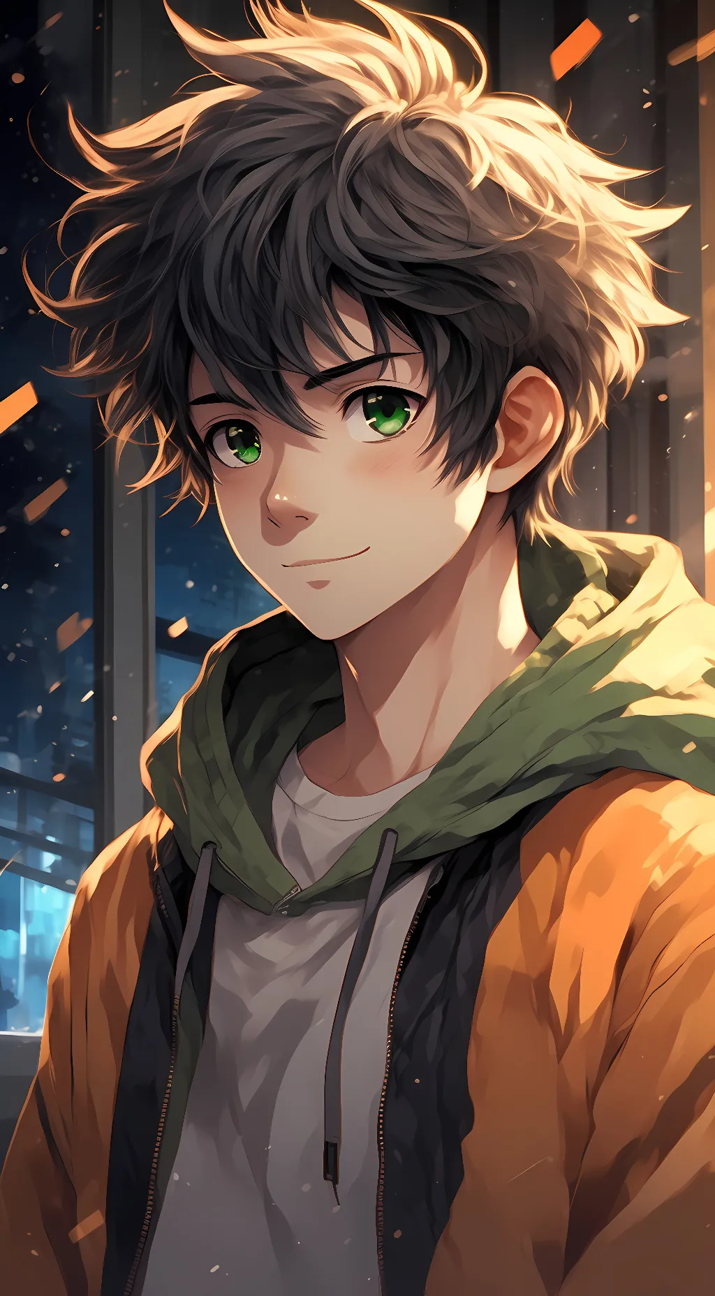 ai character: Brandon  background