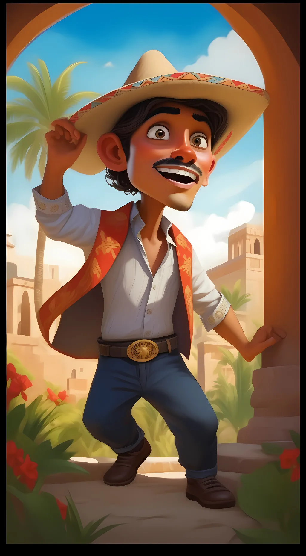 ai character: Border Hopper background