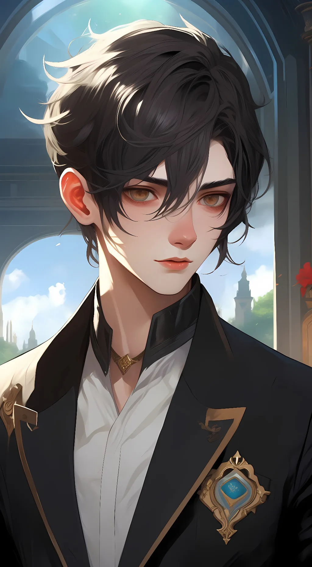 ai character: Mac background