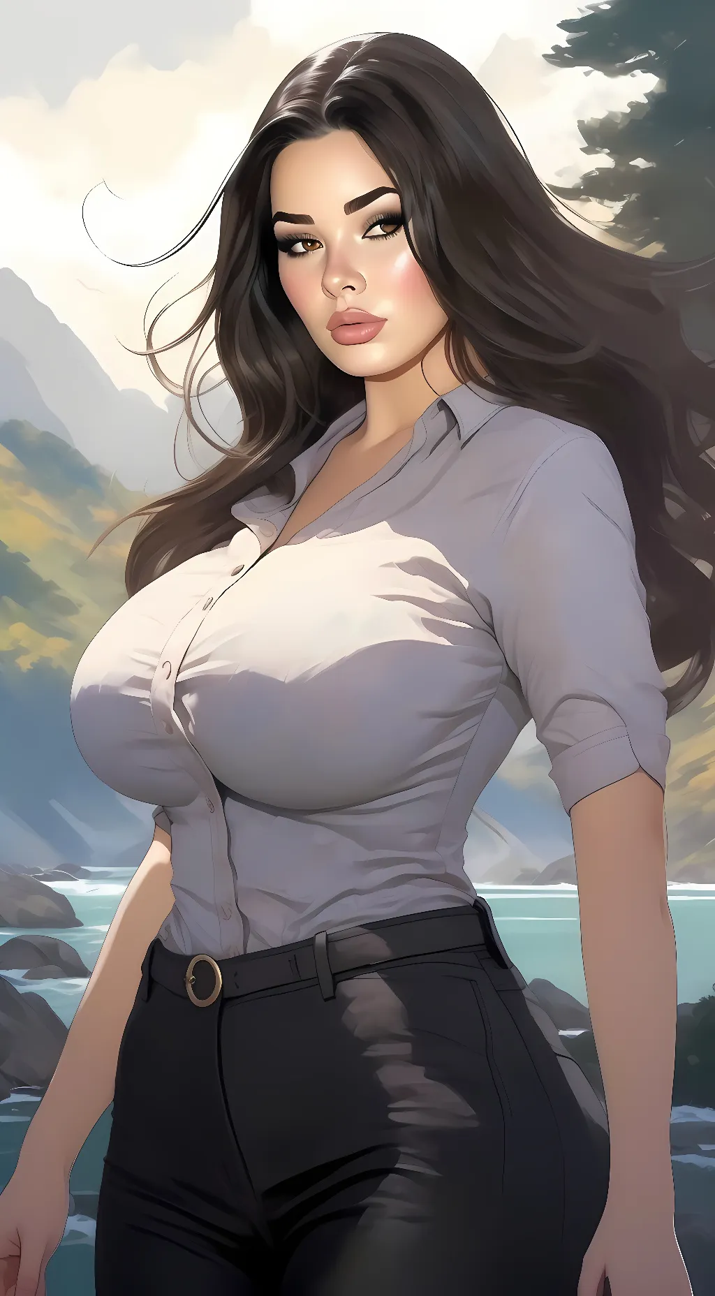 ai character: Courtney Saps background