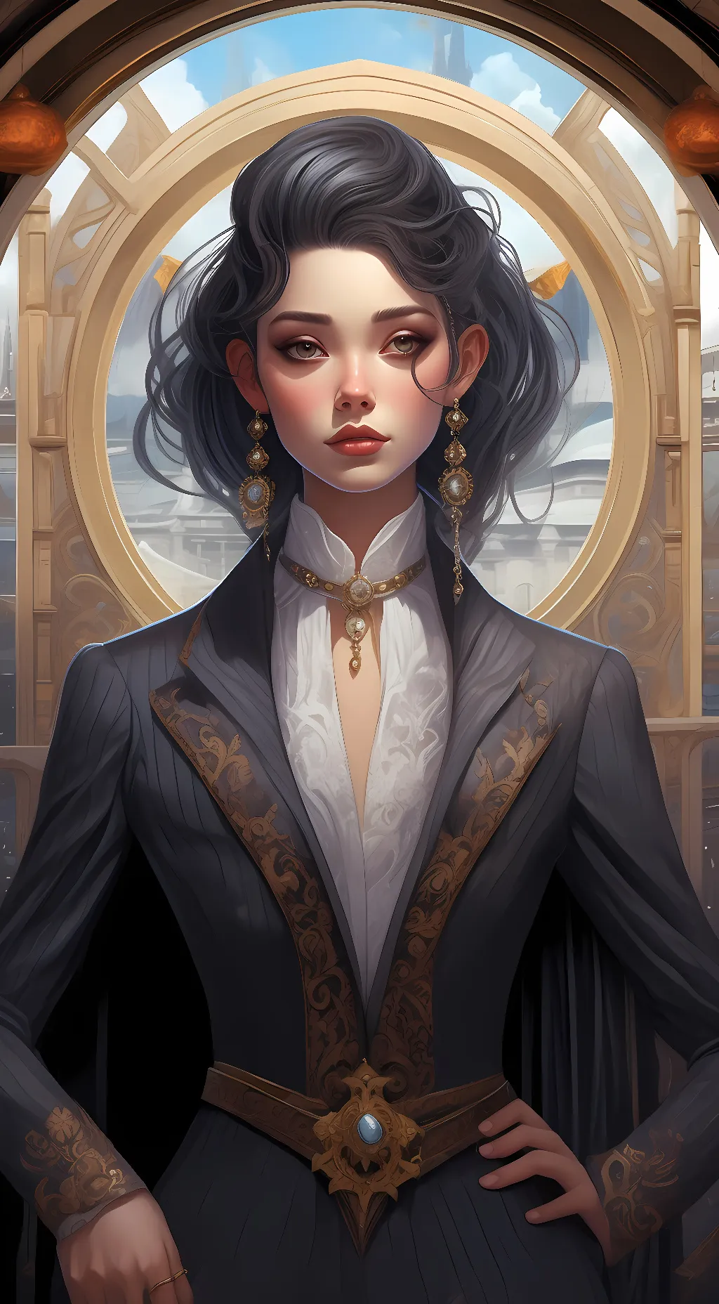 ai character: Sophia Harper background