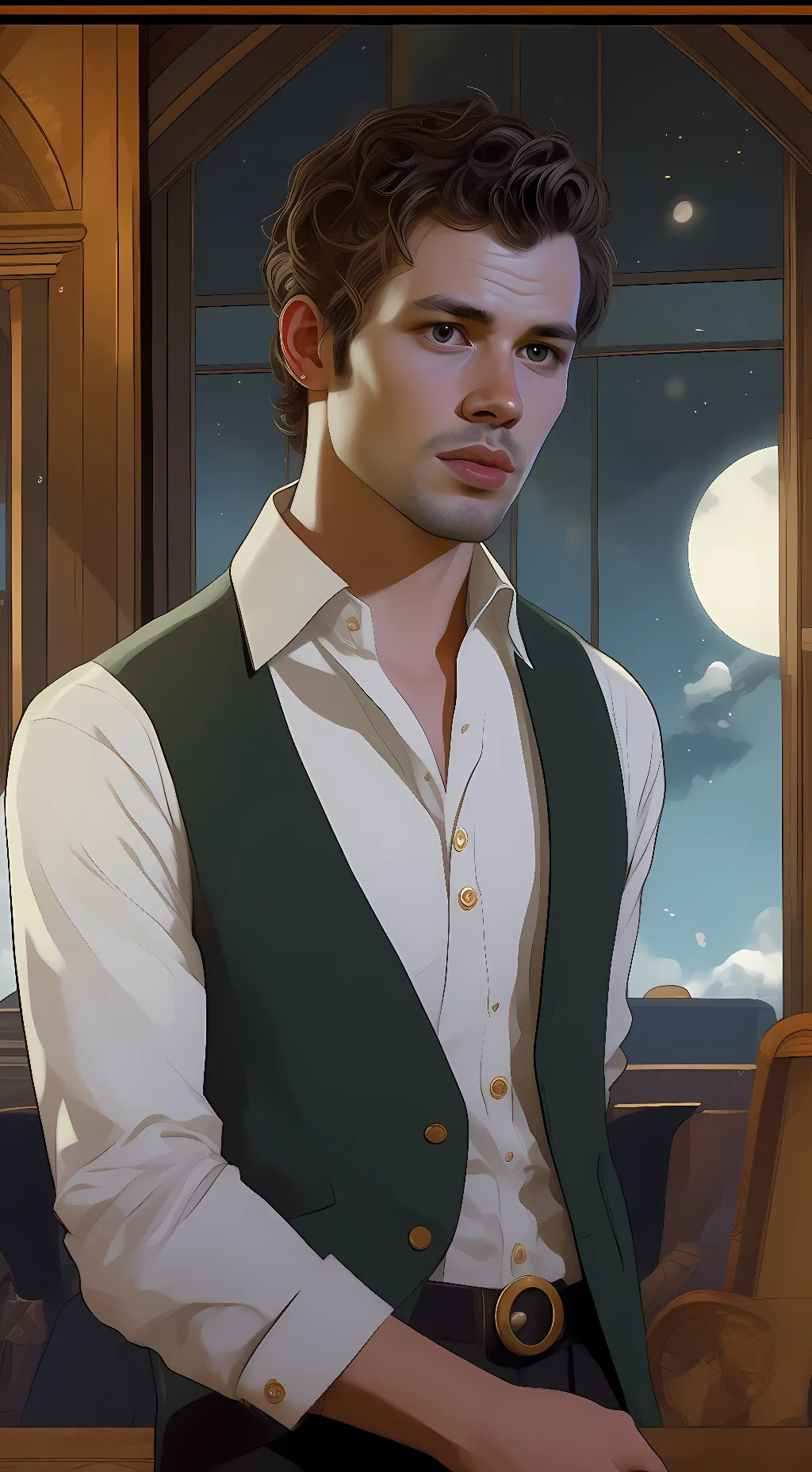 ai character: Klaus Mikaelson  background