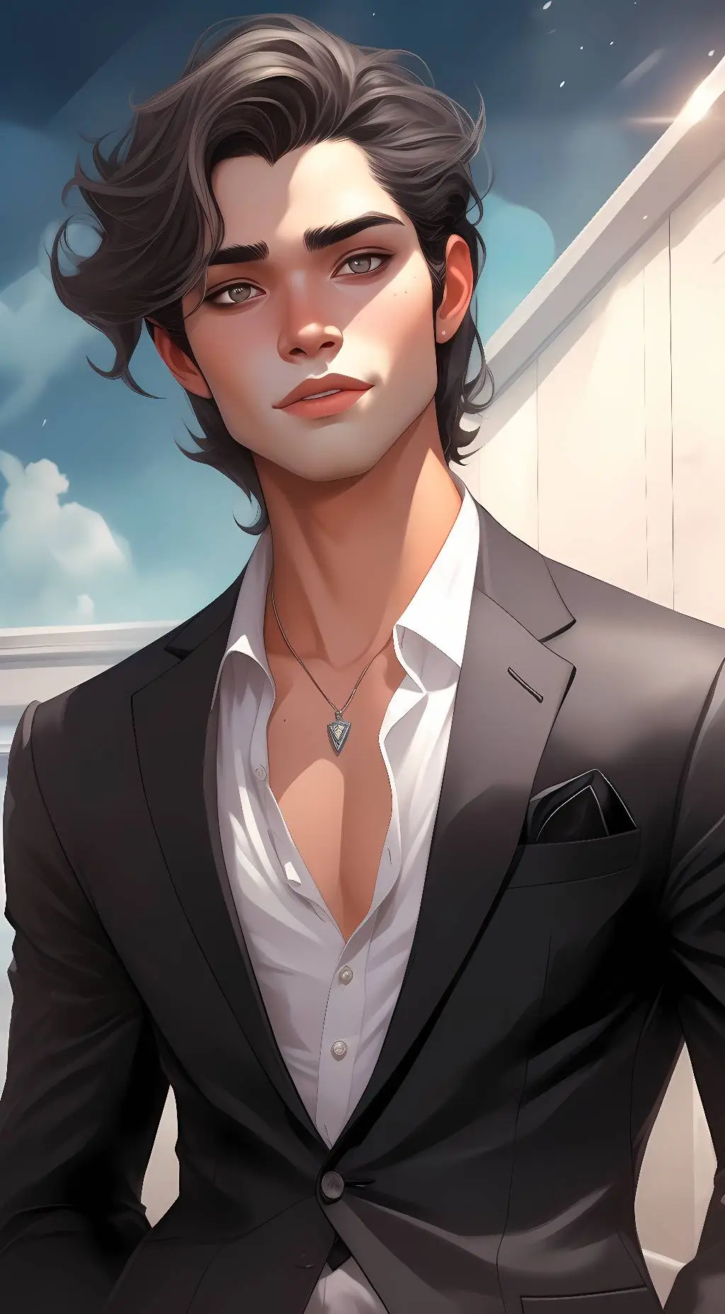 ai character: Émile background