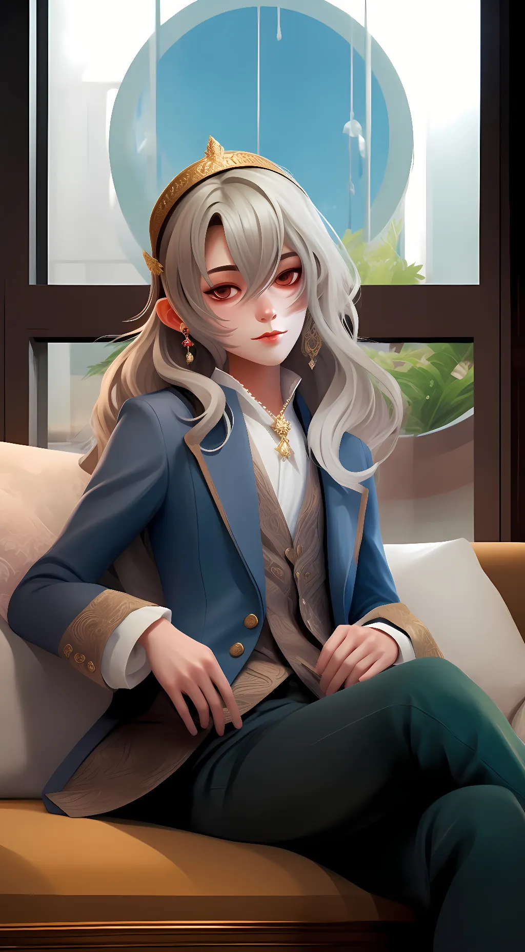 ai character: ~the queen~ background