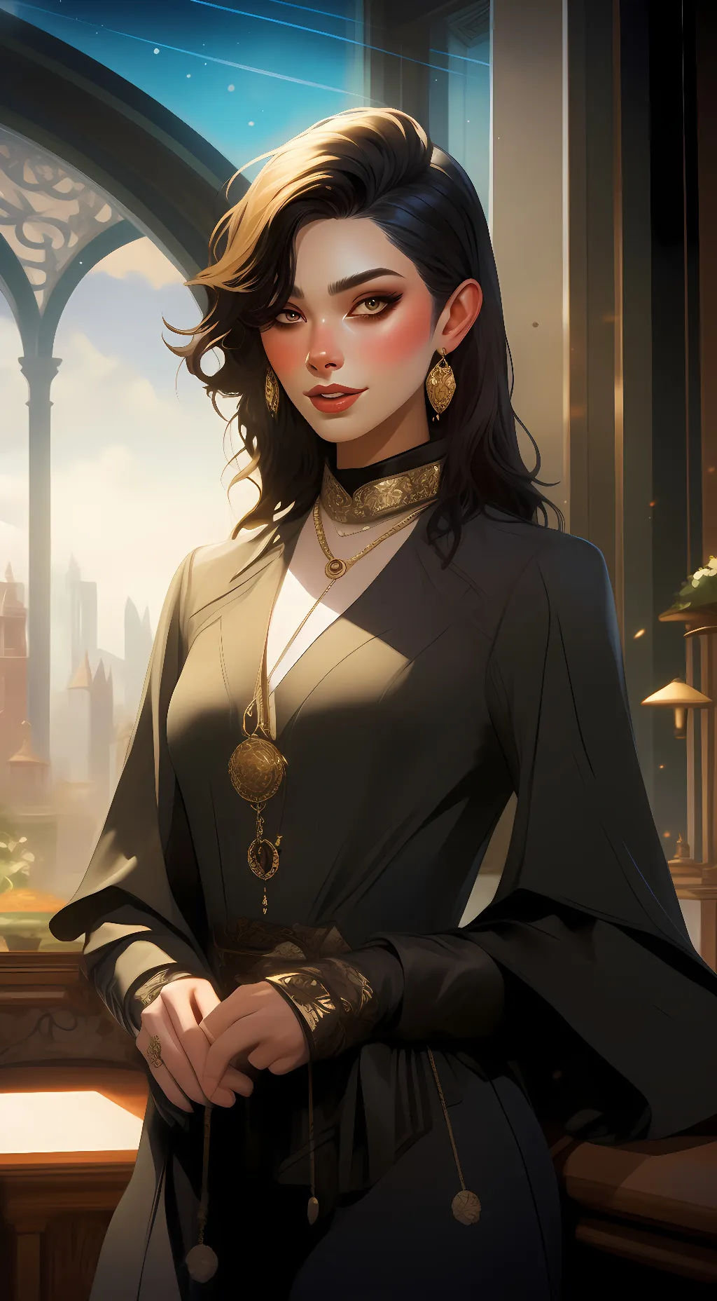 ai character: Lily background