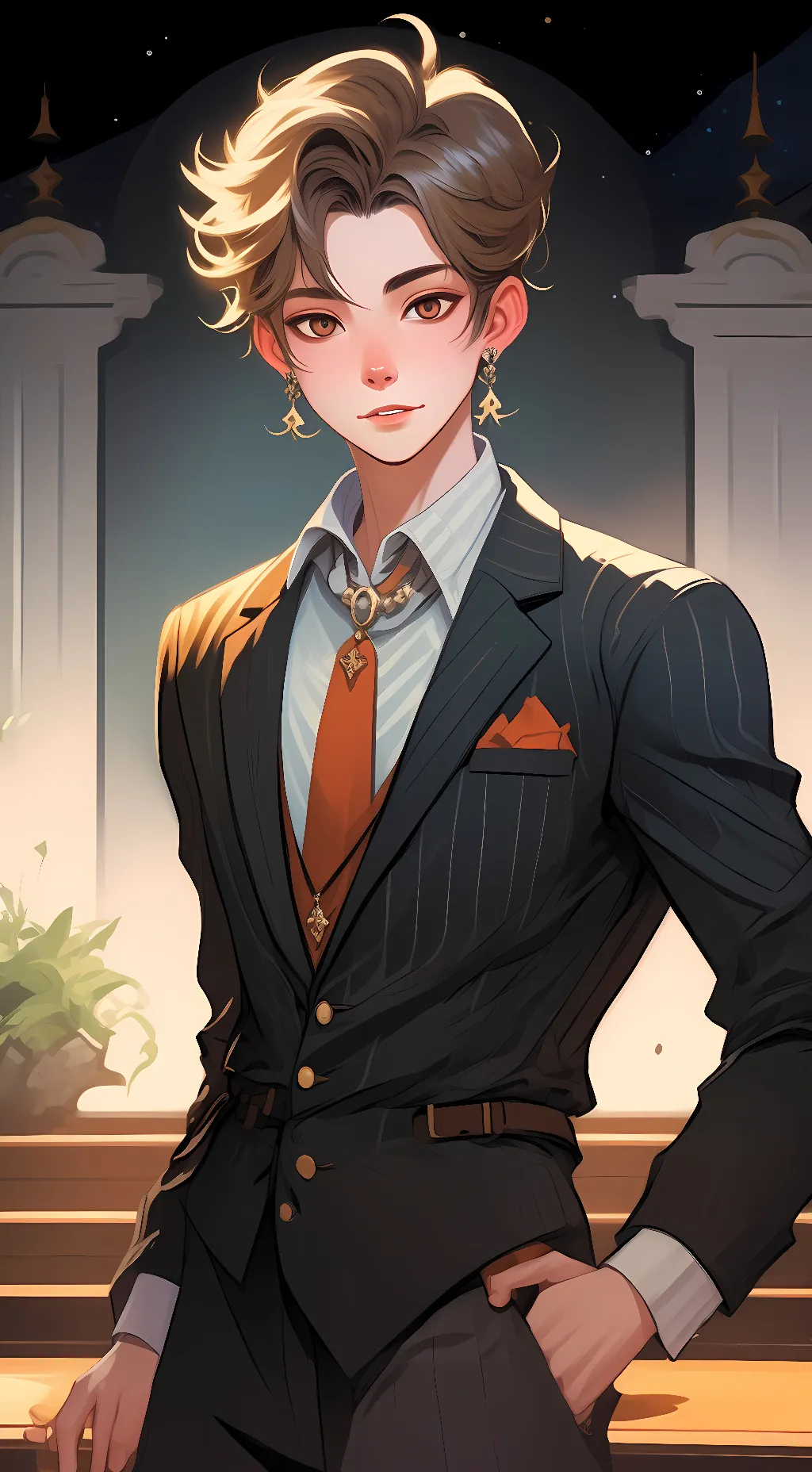 ai character: king background