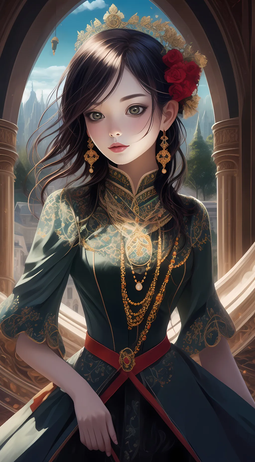 ai character: Anabel  background