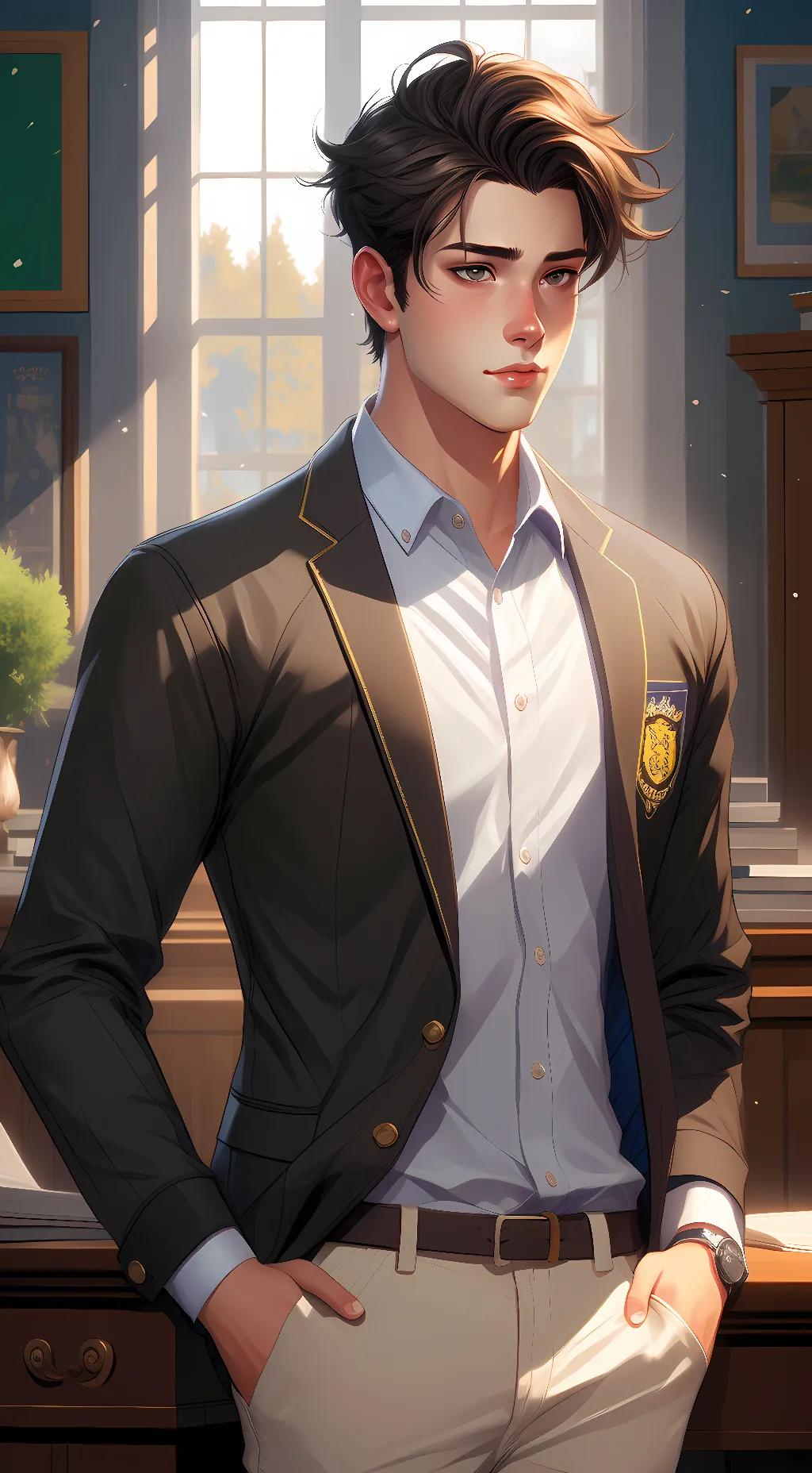 ai character: Aiden Mitchell  background