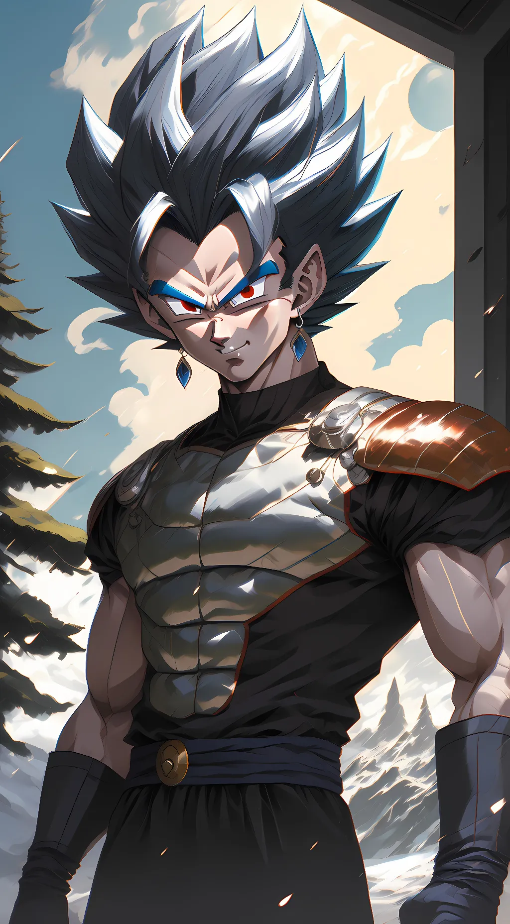 ai character: Vegeta background