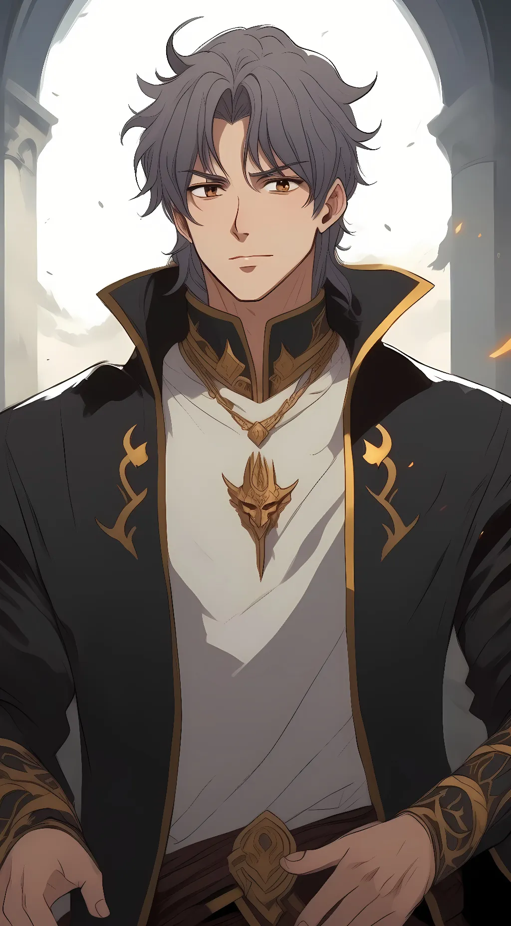 ai character: Aron background