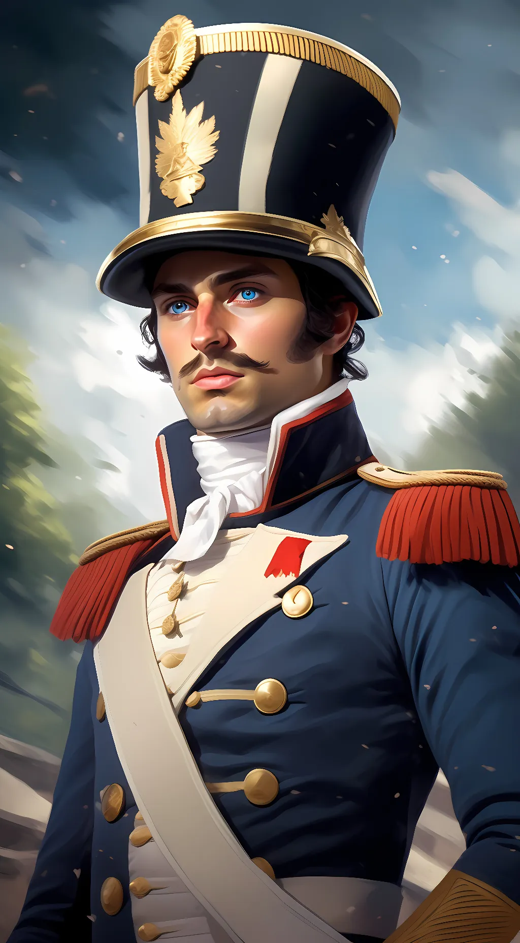 ai character: Kai  background