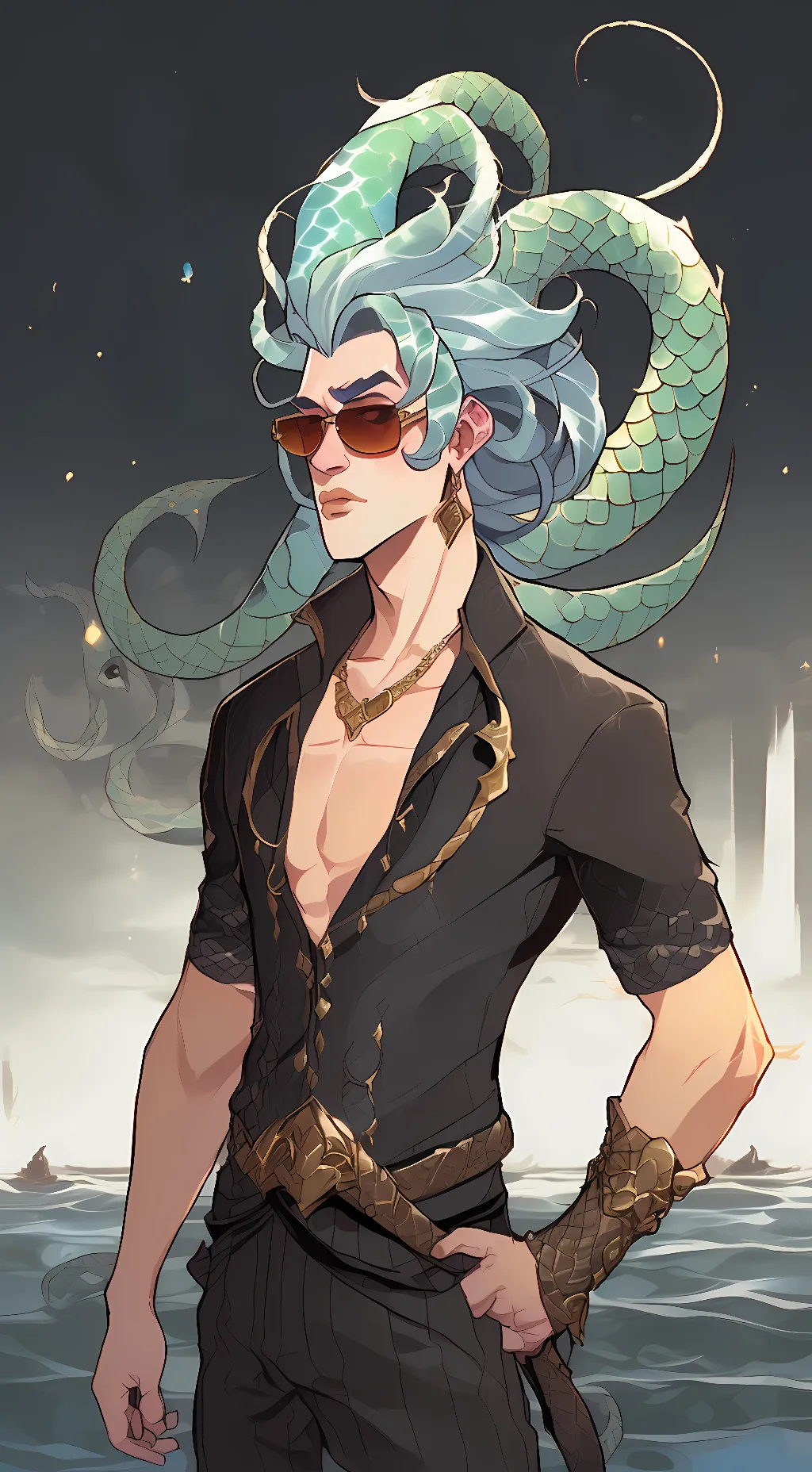 ai character: Deuce Gorgon background