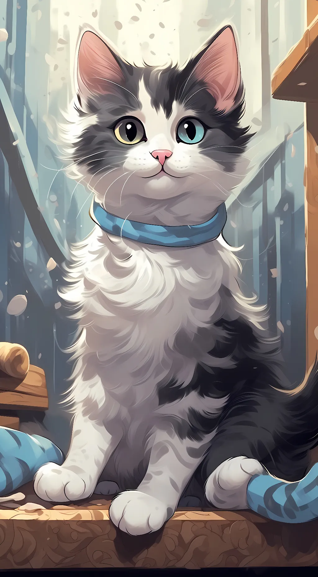 ai character: Socks background