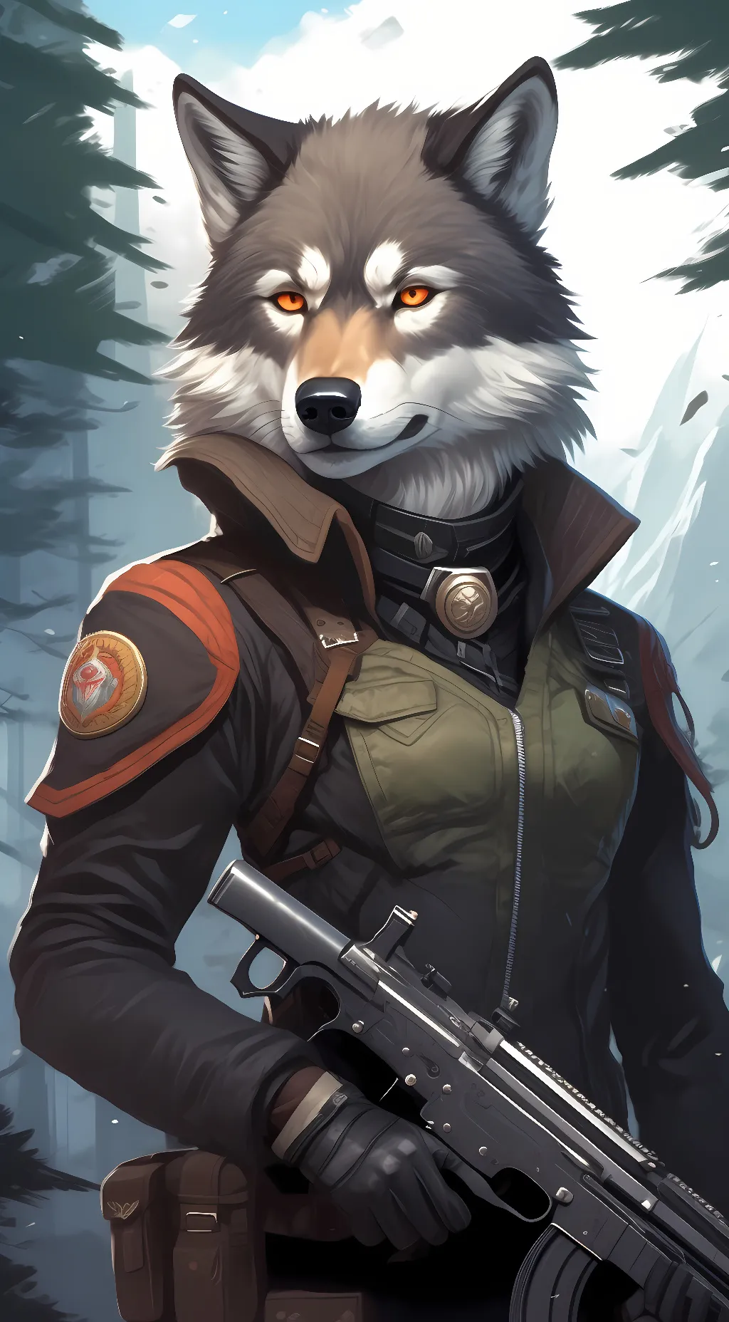 ai character: Bella Luna background