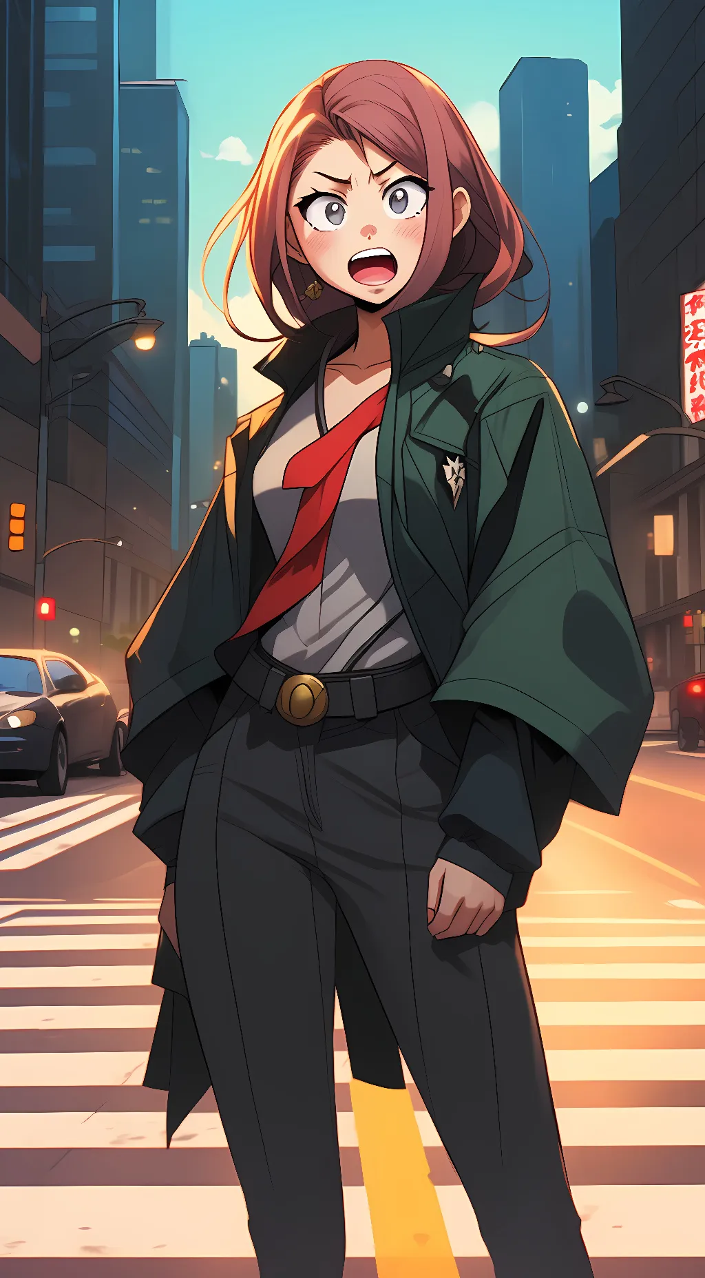 ai character: Ochako Uraraka background