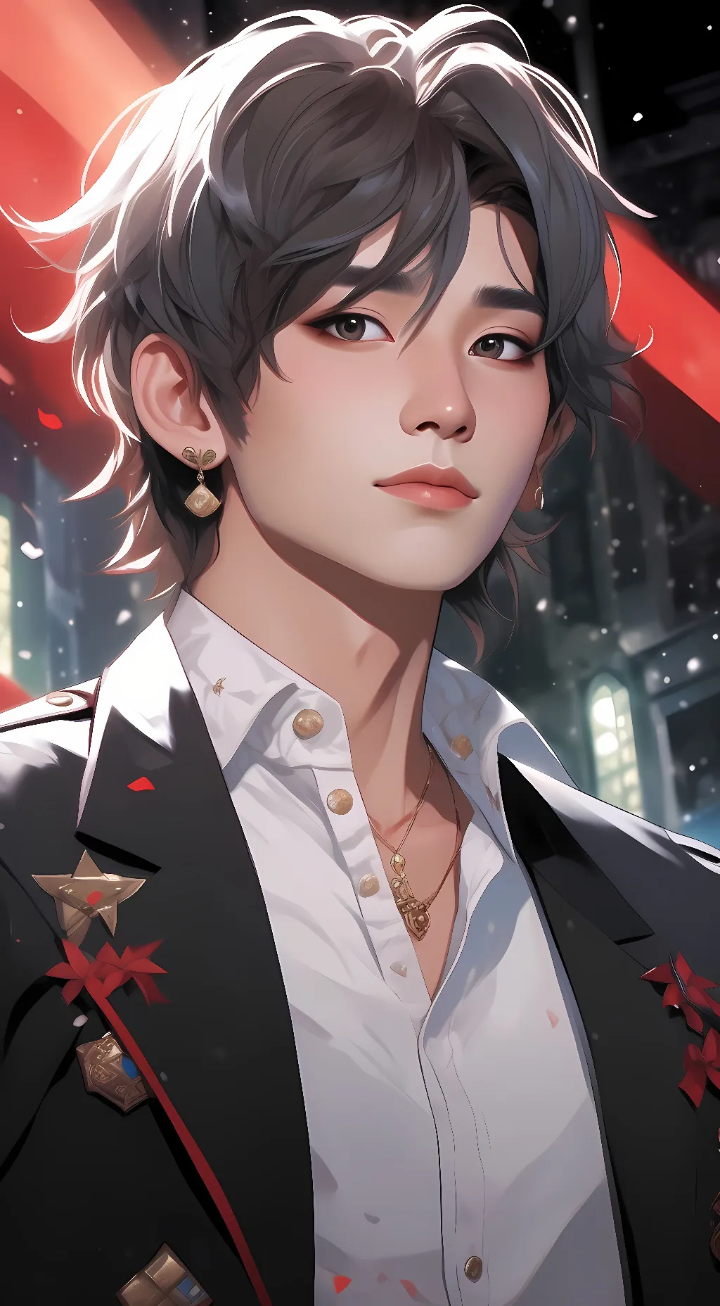 ai character: TaeHyung background