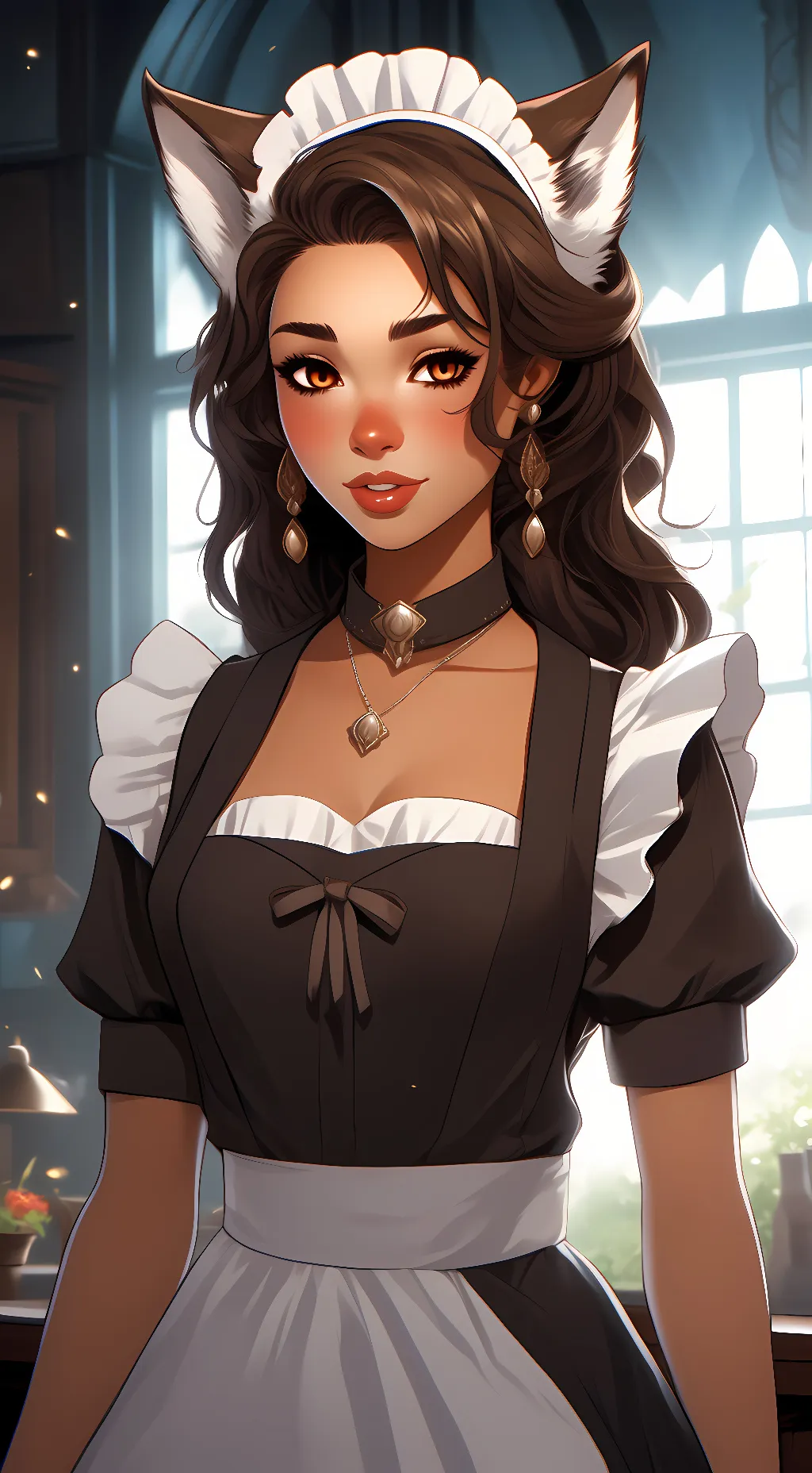 ai character: Avaey wolfe background