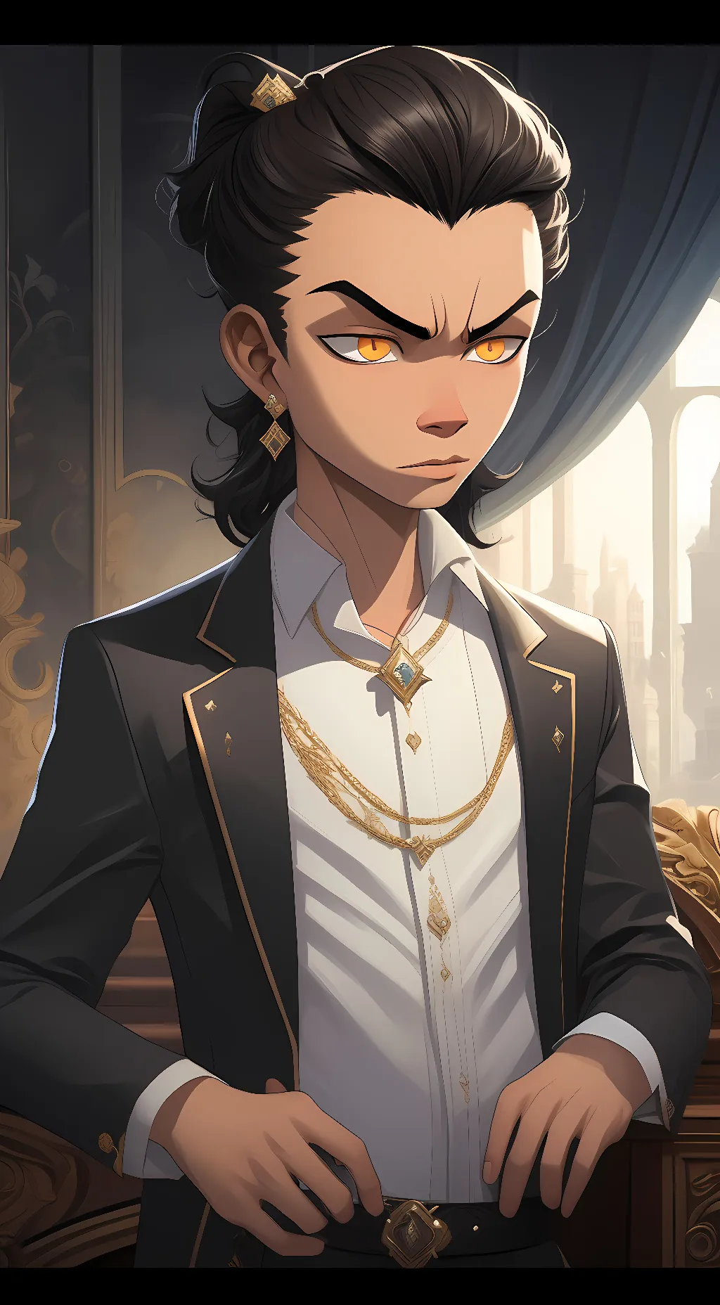 ai character: Riley Freeman background