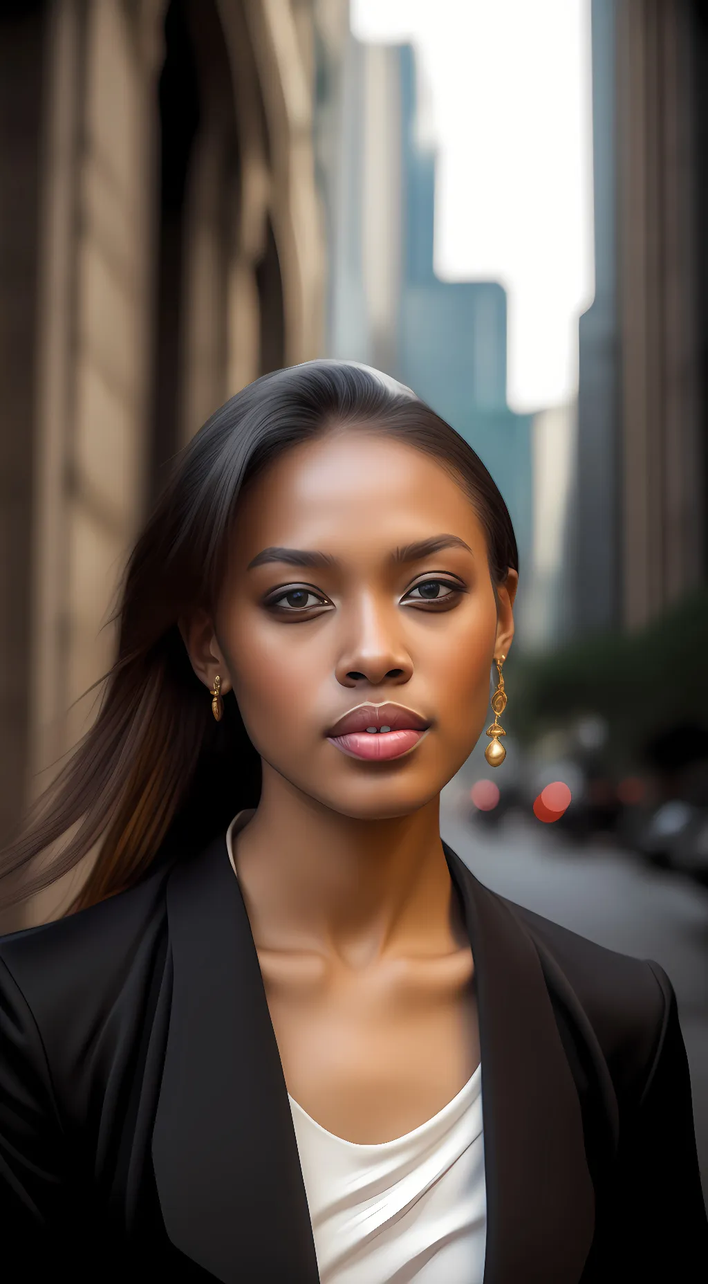 ai character: moon background