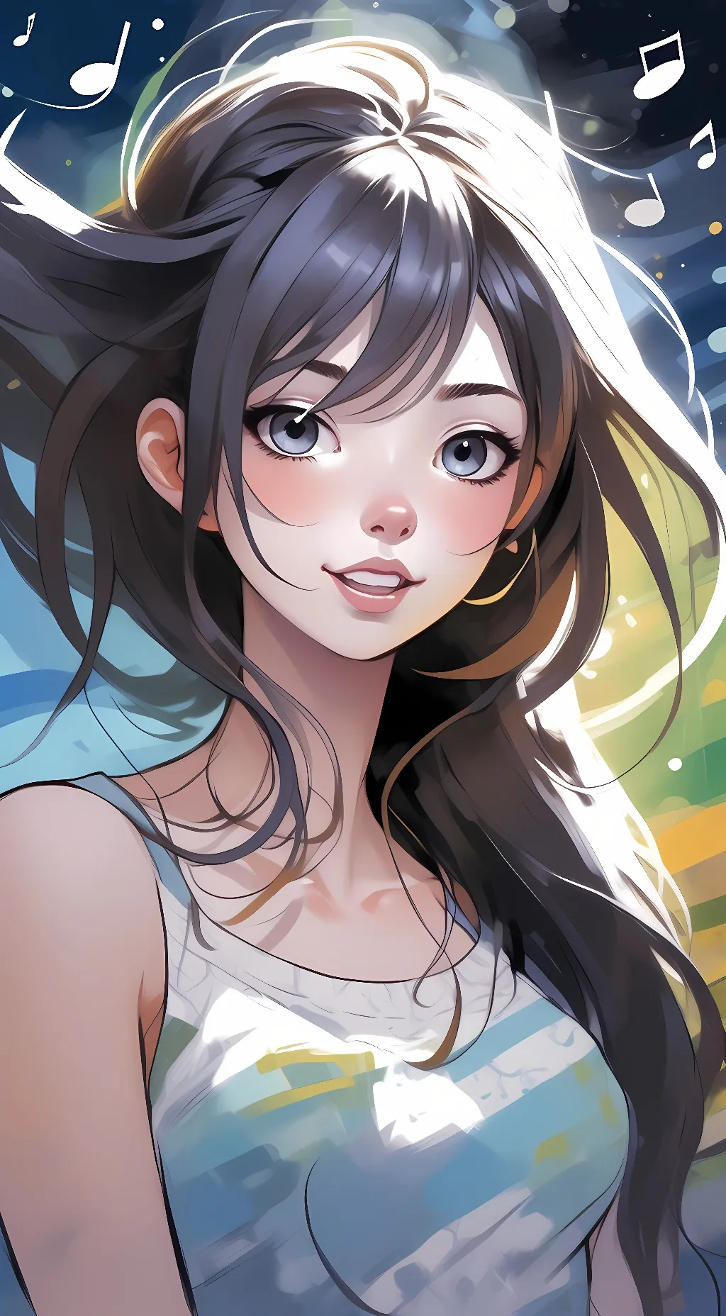 ai character: my melody  background