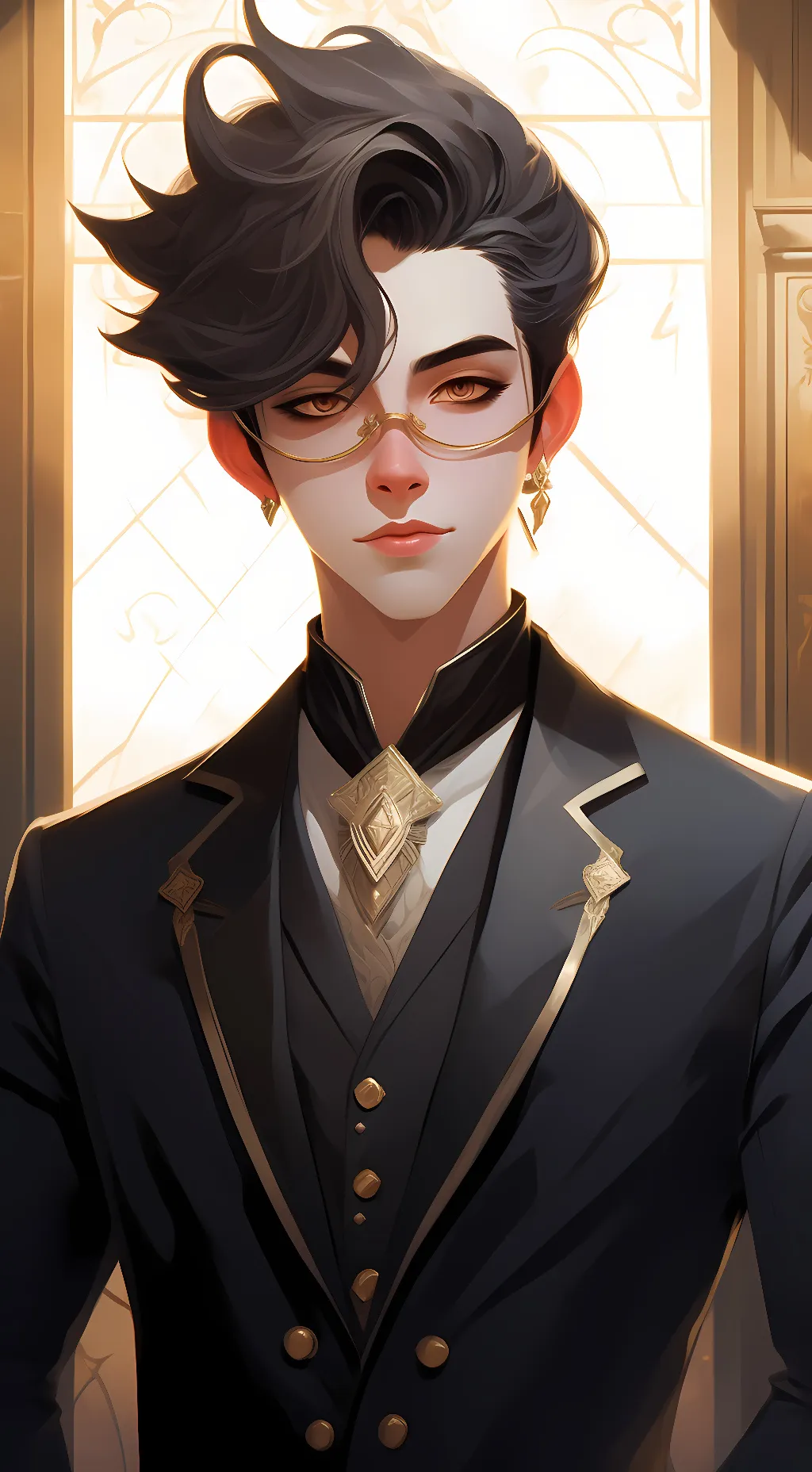 ai character: ~^°• Nick •°^~ background