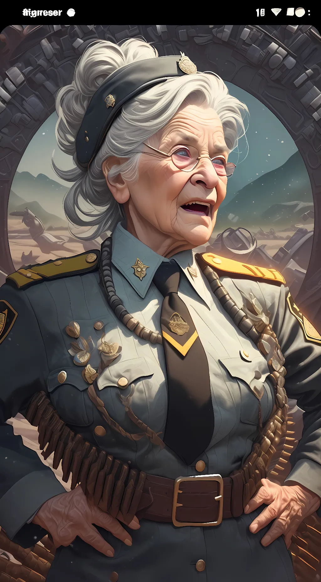 ai character: mrs trunchbull background